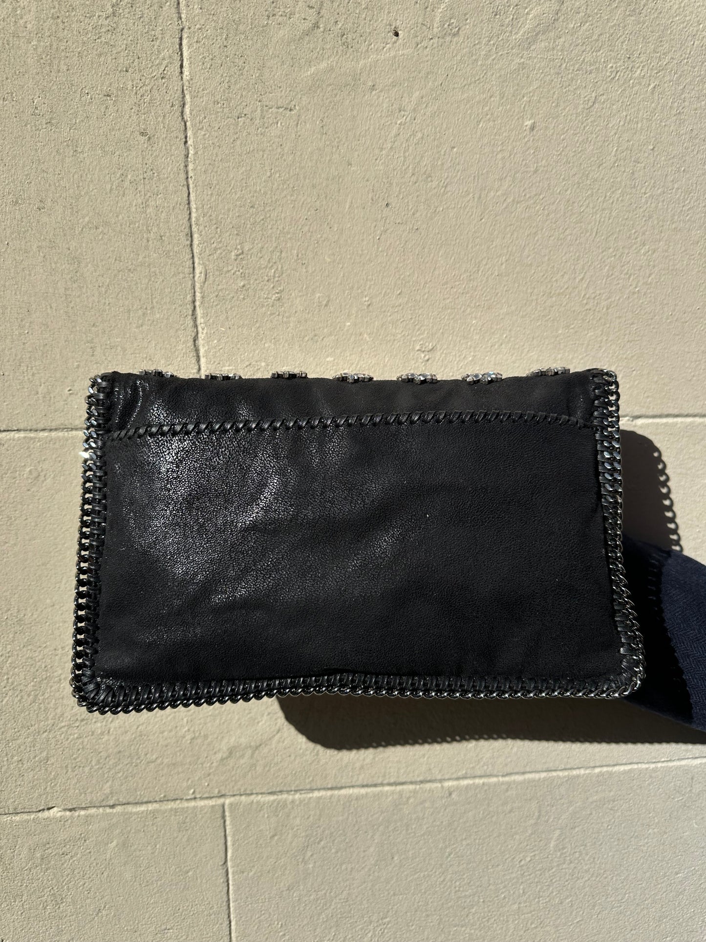 Stella McCartney Black Embellished Clutch