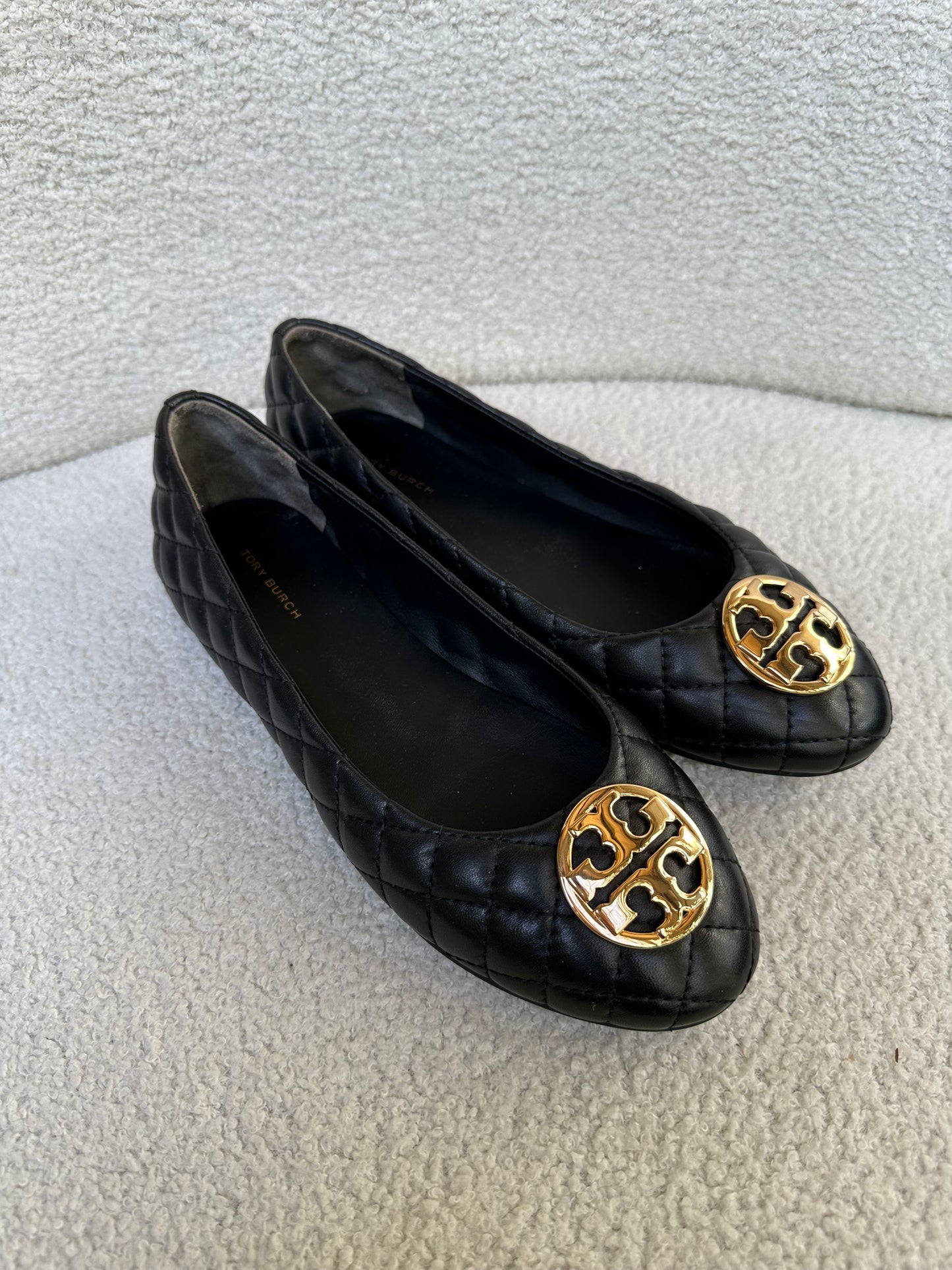 Tory Burch Padded Ballet Flats Size 38.5