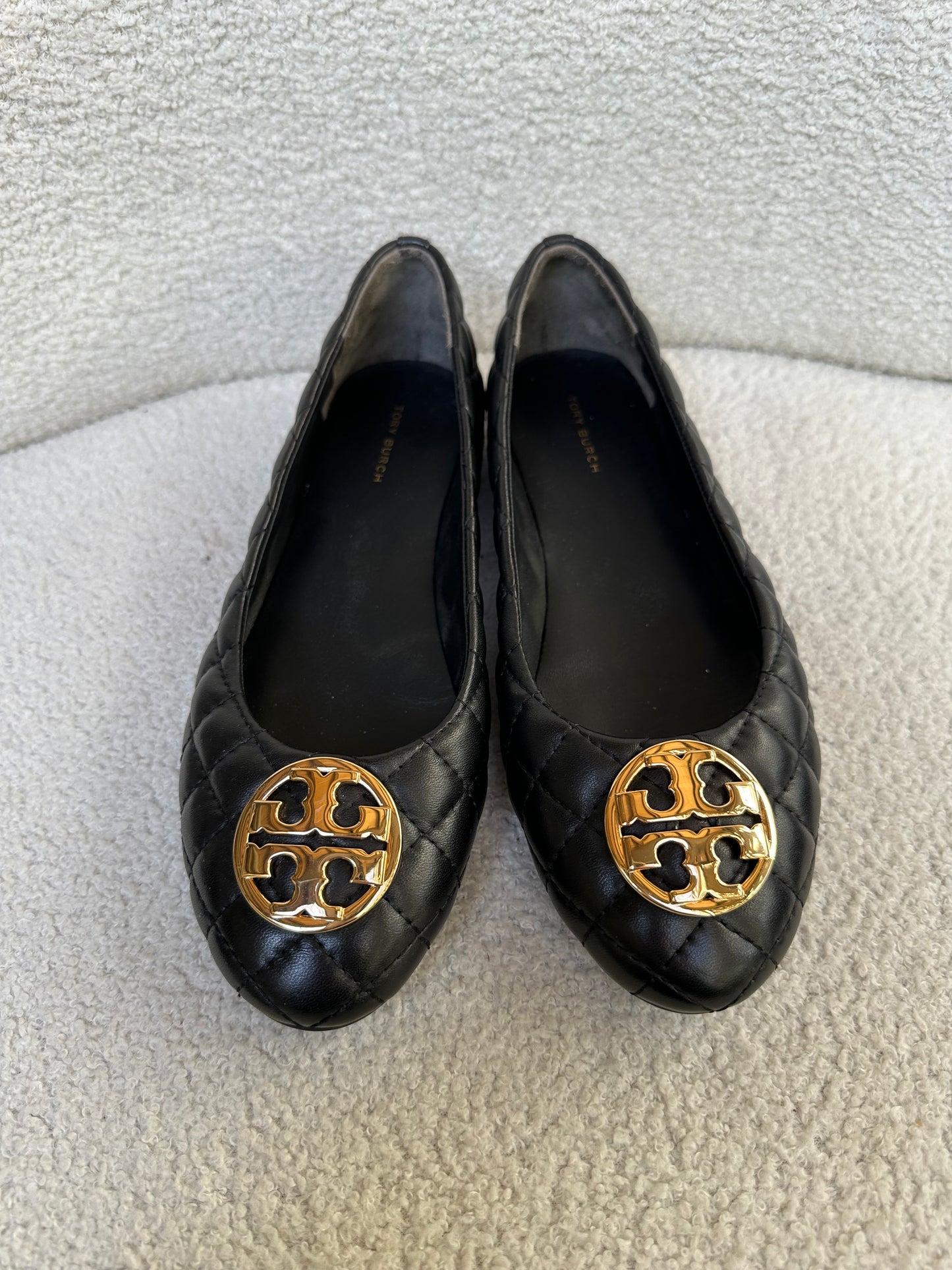 Tory Burch Padded Ballet Flats Size 38.5