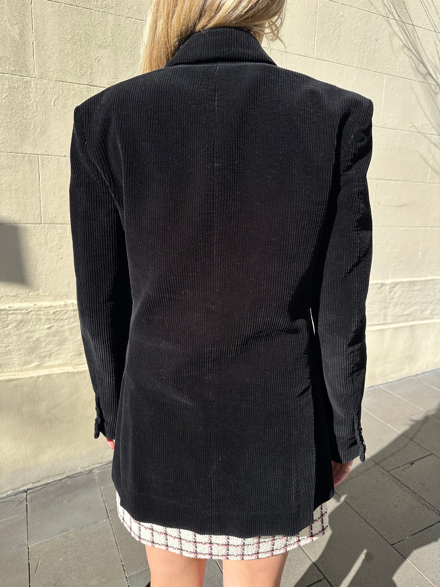 Scanlan Theodore Black Corduroy Jacket Size S