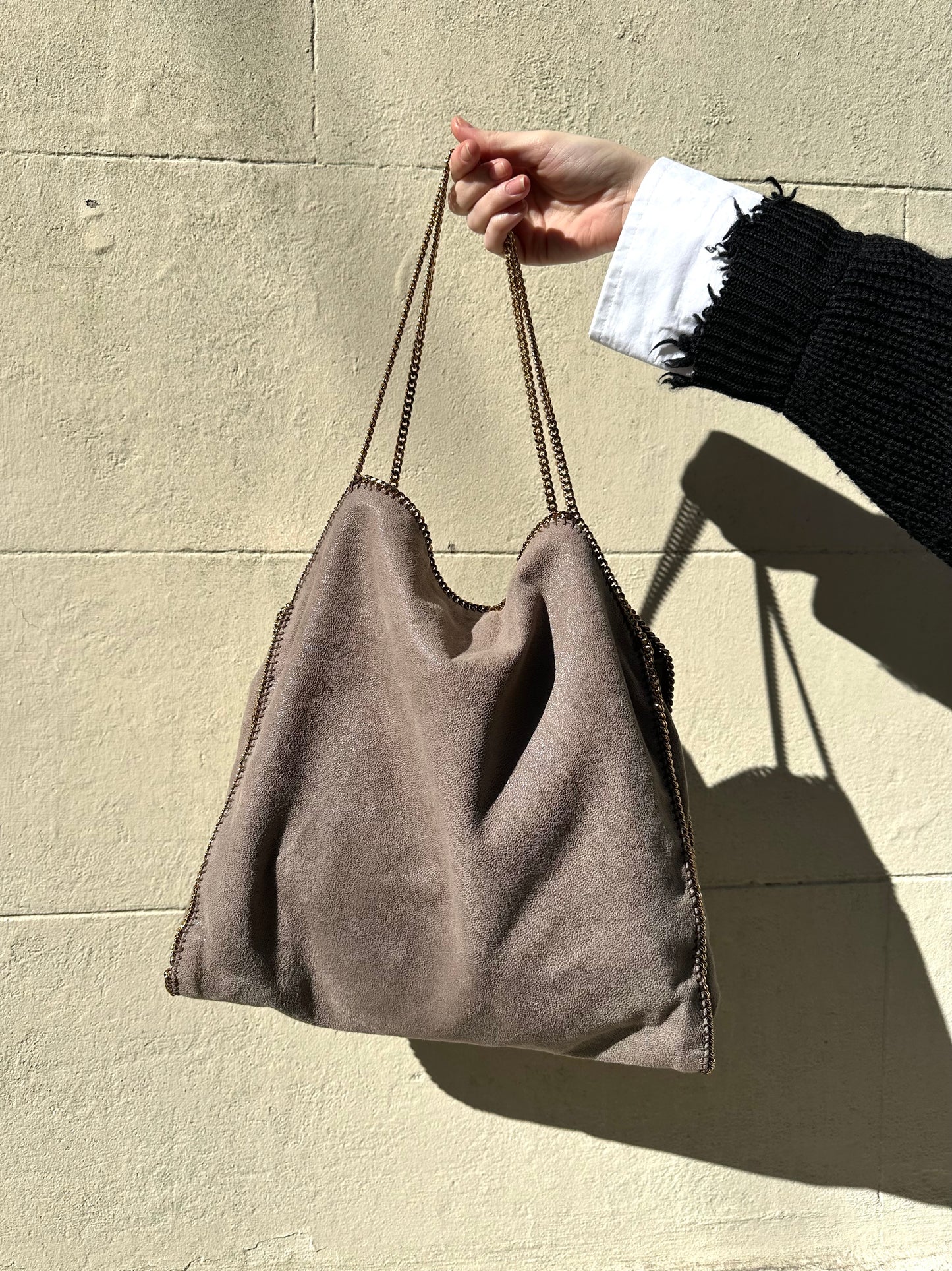 Stella McCartney Grey Gold Trim Bag