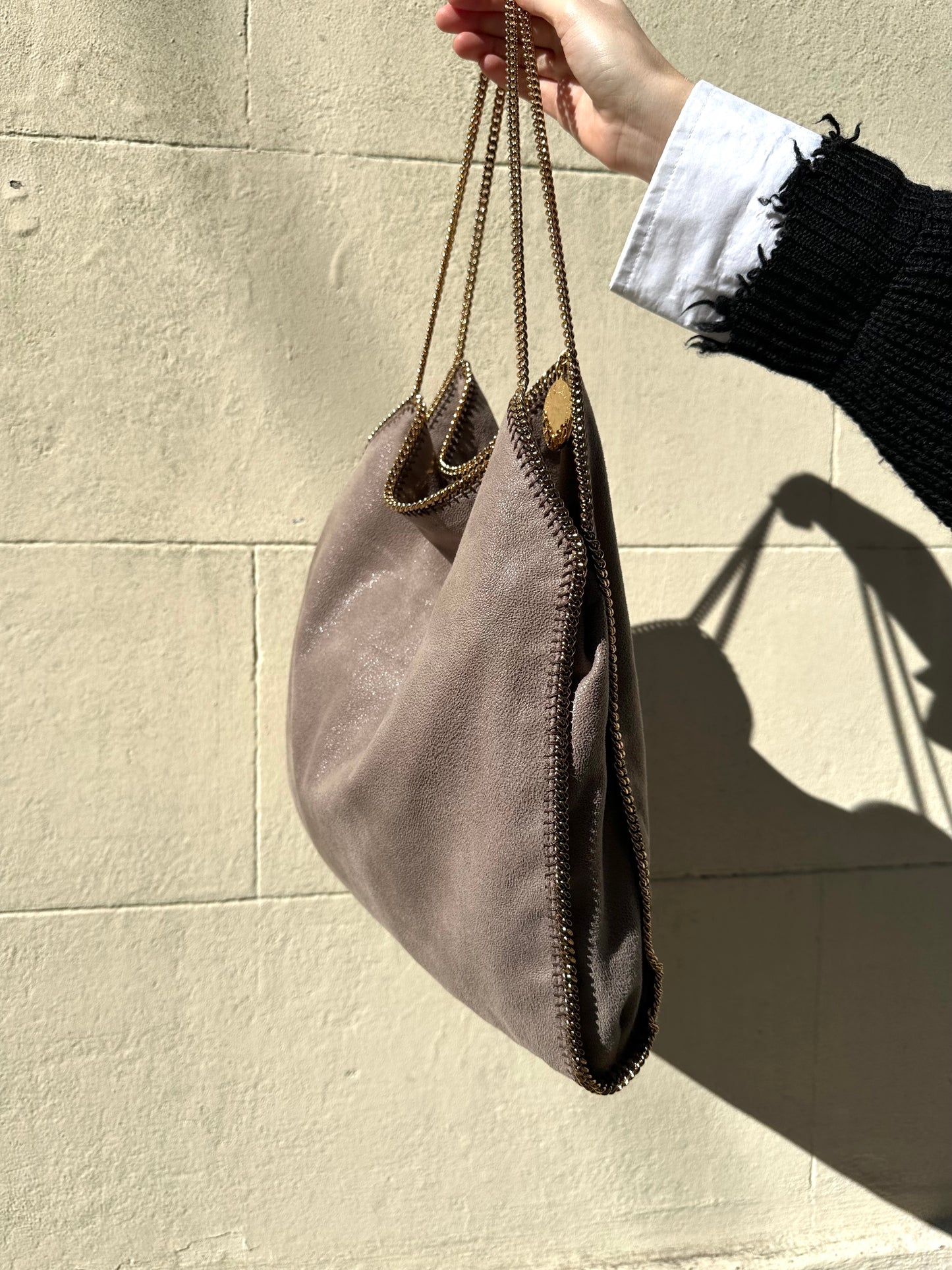 Stella McCartney Grey Gold Trim Bag