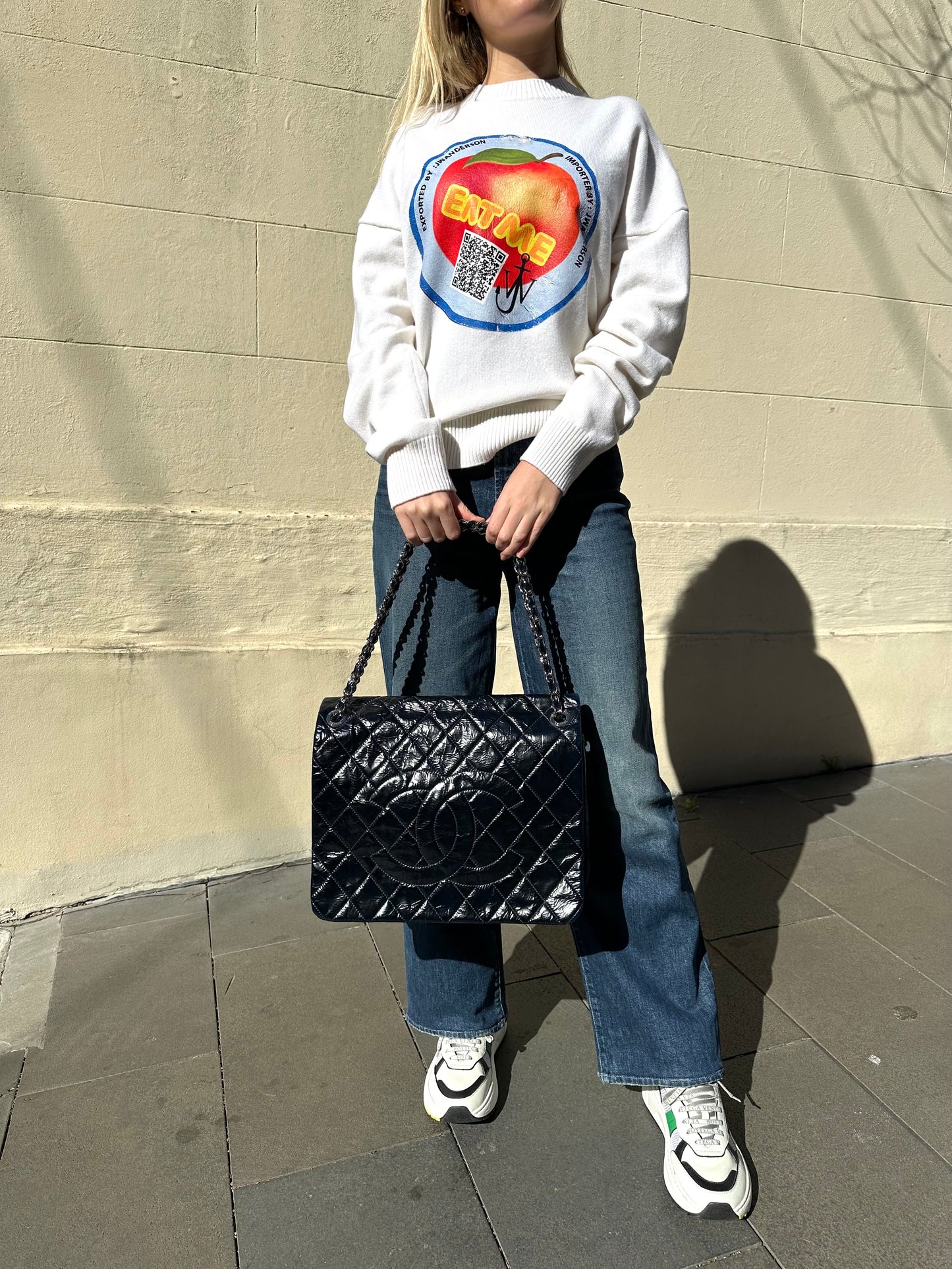 JW Anderson Cream Print Knit Size M