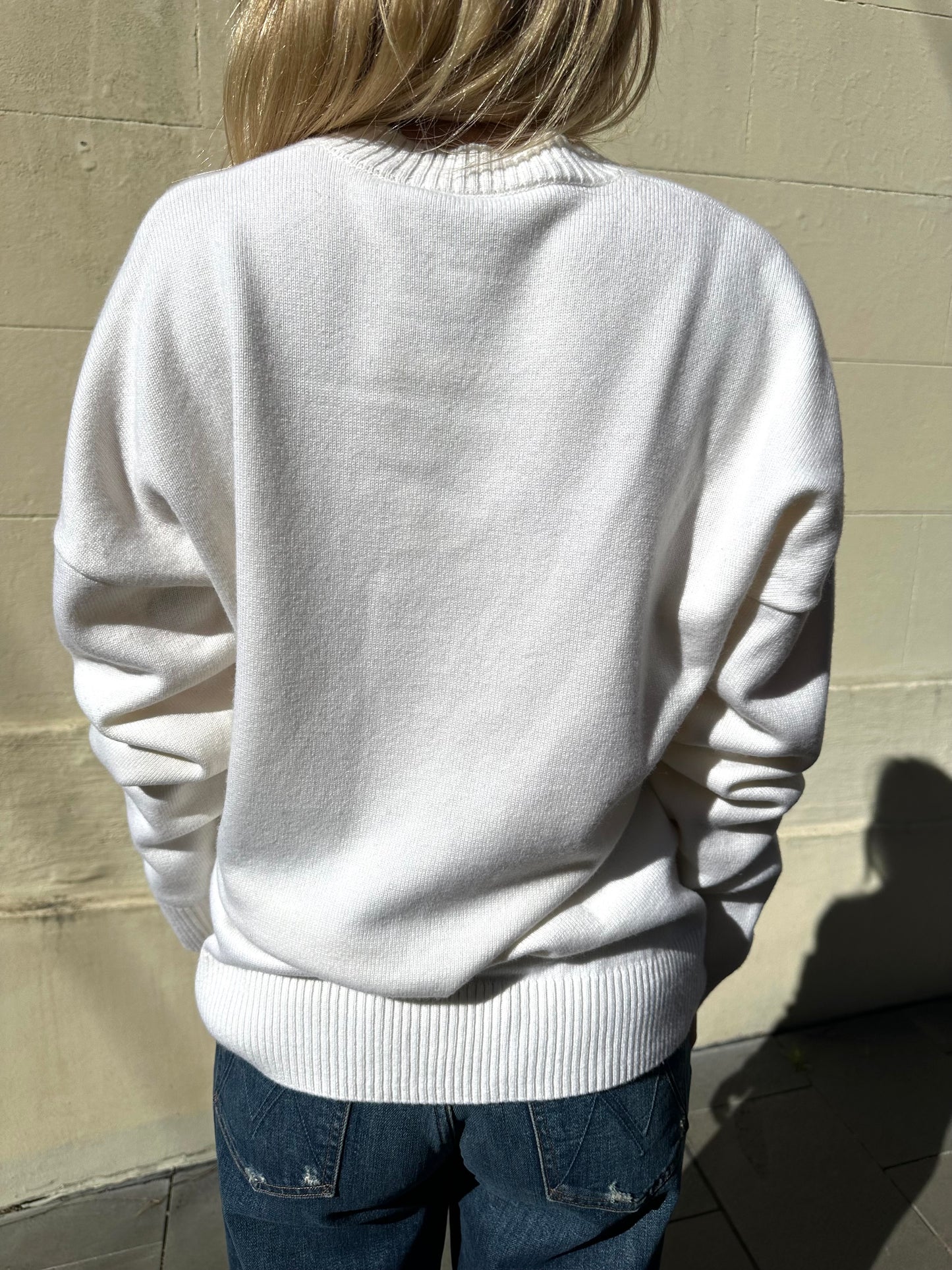 JW Anderson Cream Print Knit Size M
