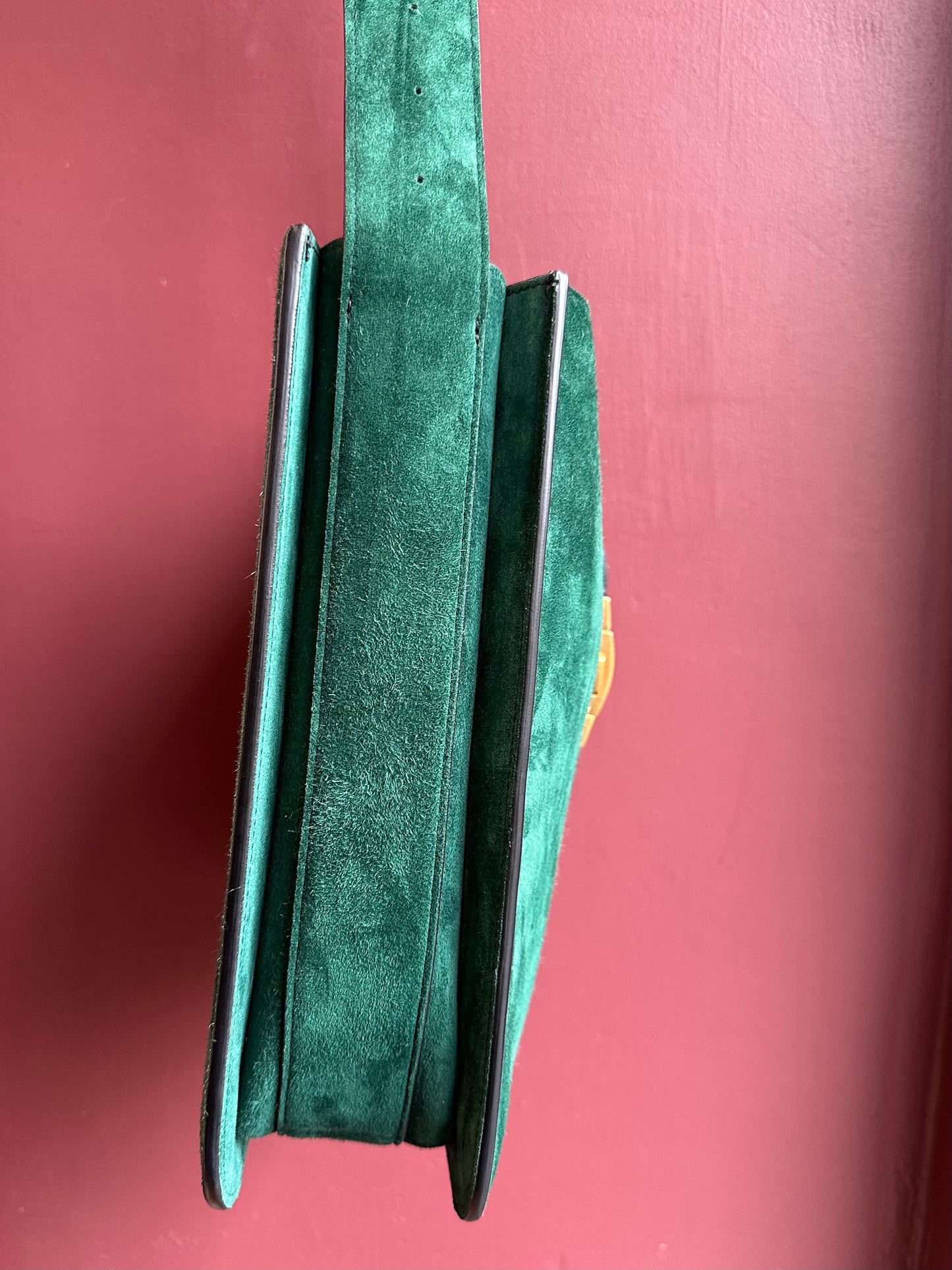 Bottega Veneta Suede Marie Green Bag
