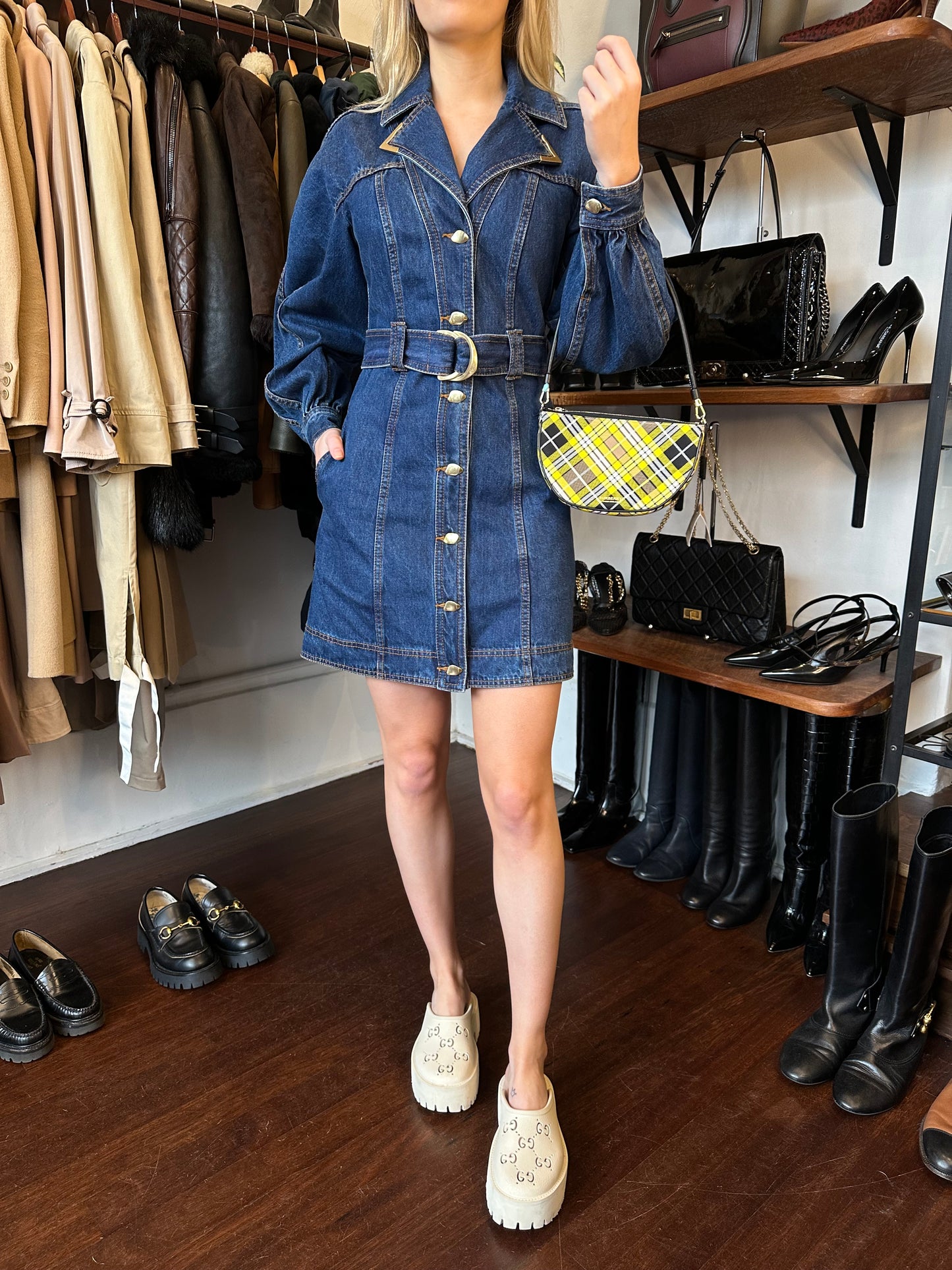 Aje Denim Dress Size S
