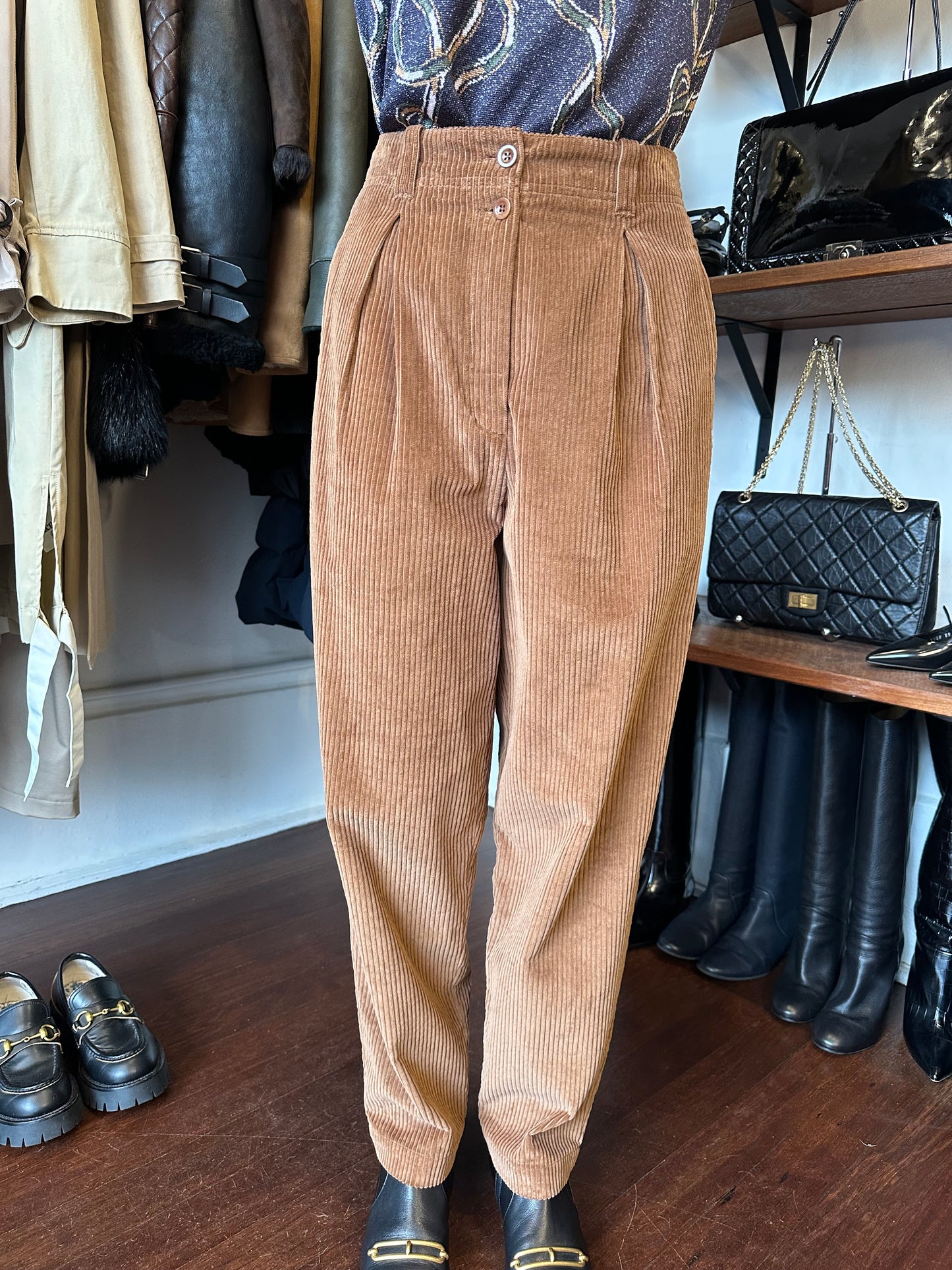 Toast Rust Corduroy Pants Size 10