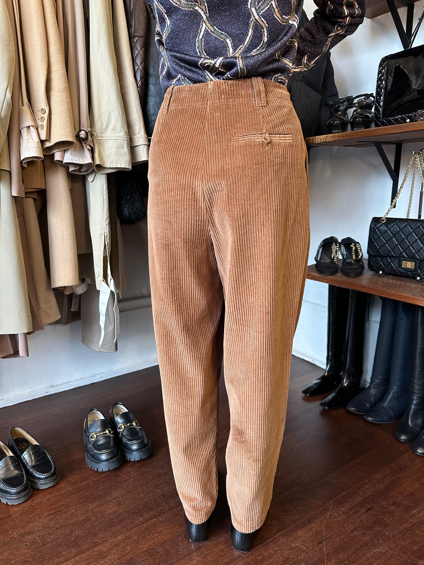Toast Rust Corduroy Pants Size 10