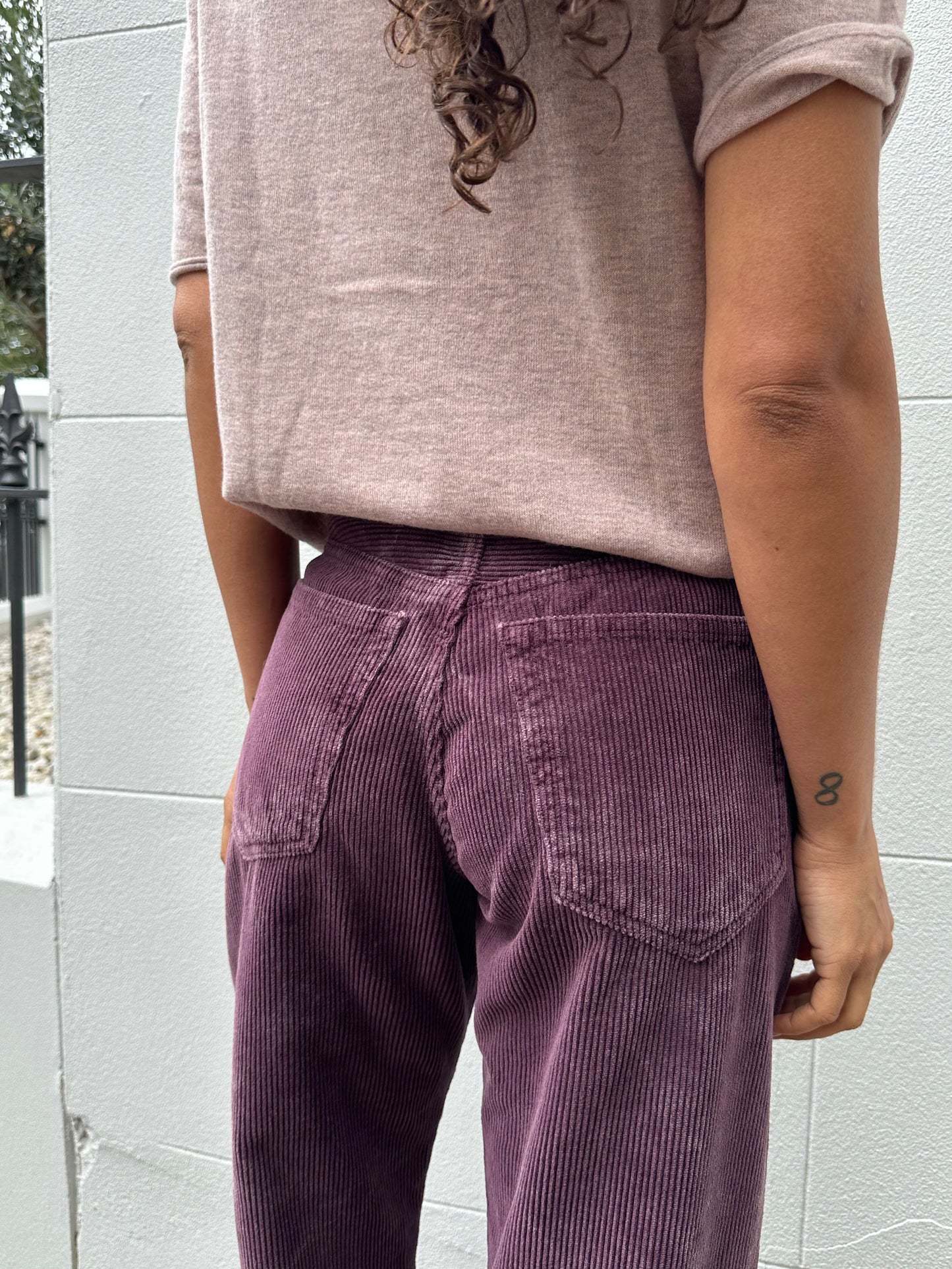 Haikure Mauve Cord Pant Size 27