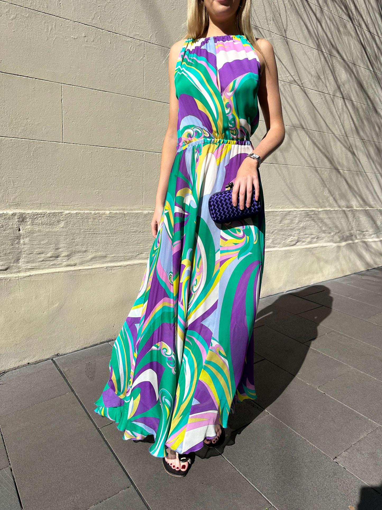 Emilio Pucci Multicolour Evening Dress Size 34