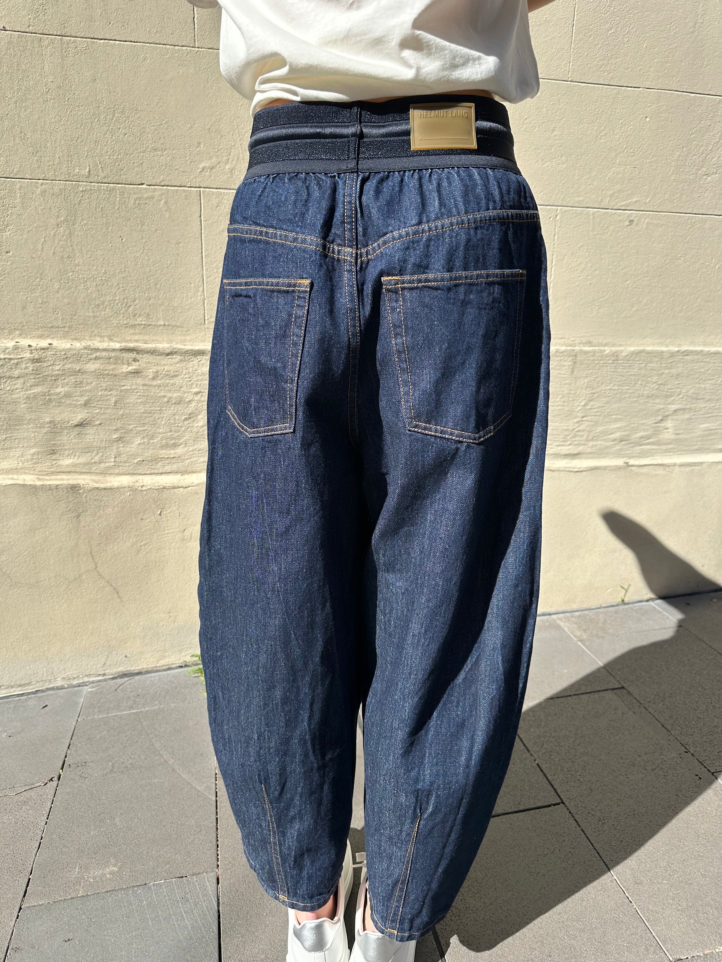 Helmut Lang Blue Barrel Jeans Size 27