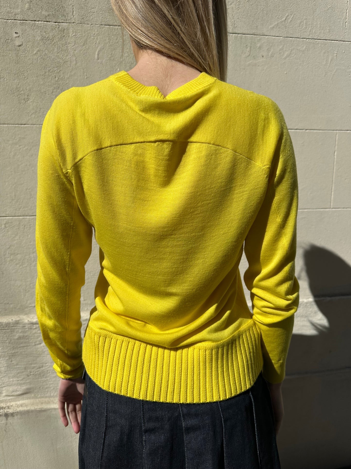 Proenza Schouler Yellow Knit Size XS