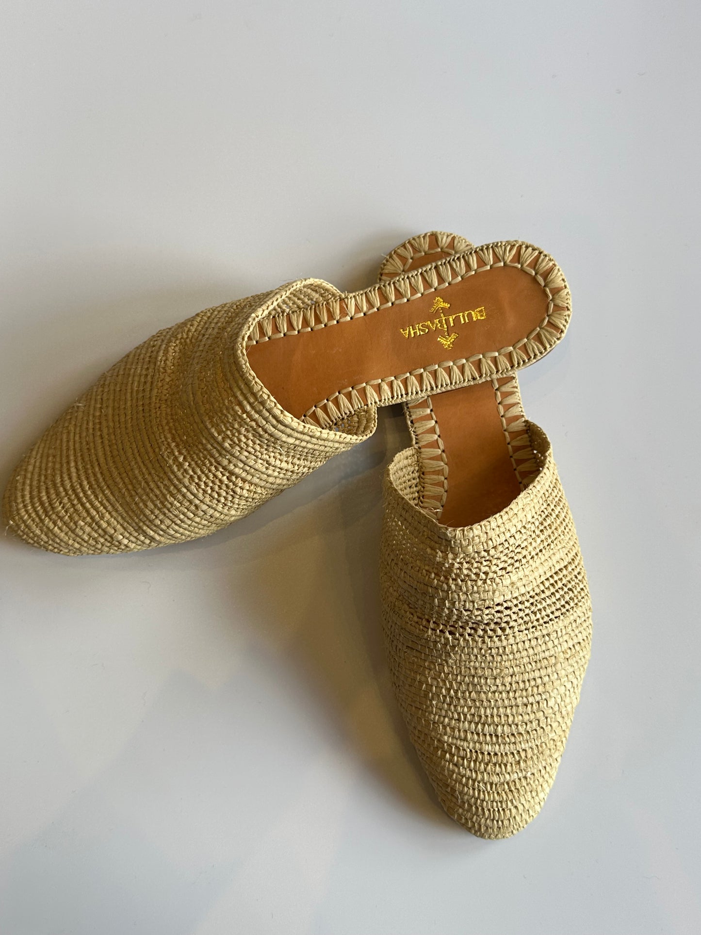Bullbasha Raffia Mules Size 40