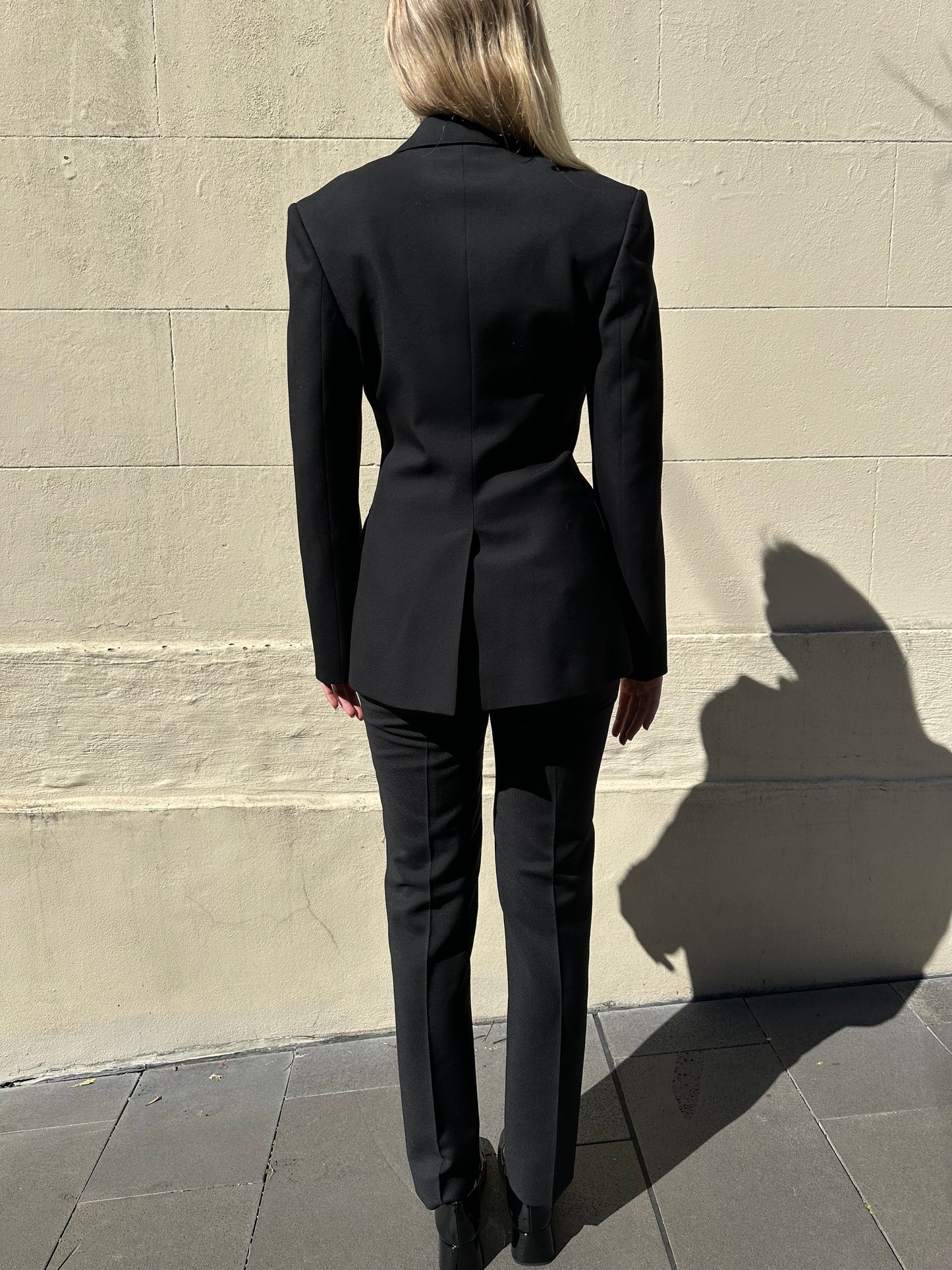 Burberry Black Pant Suit Size 6