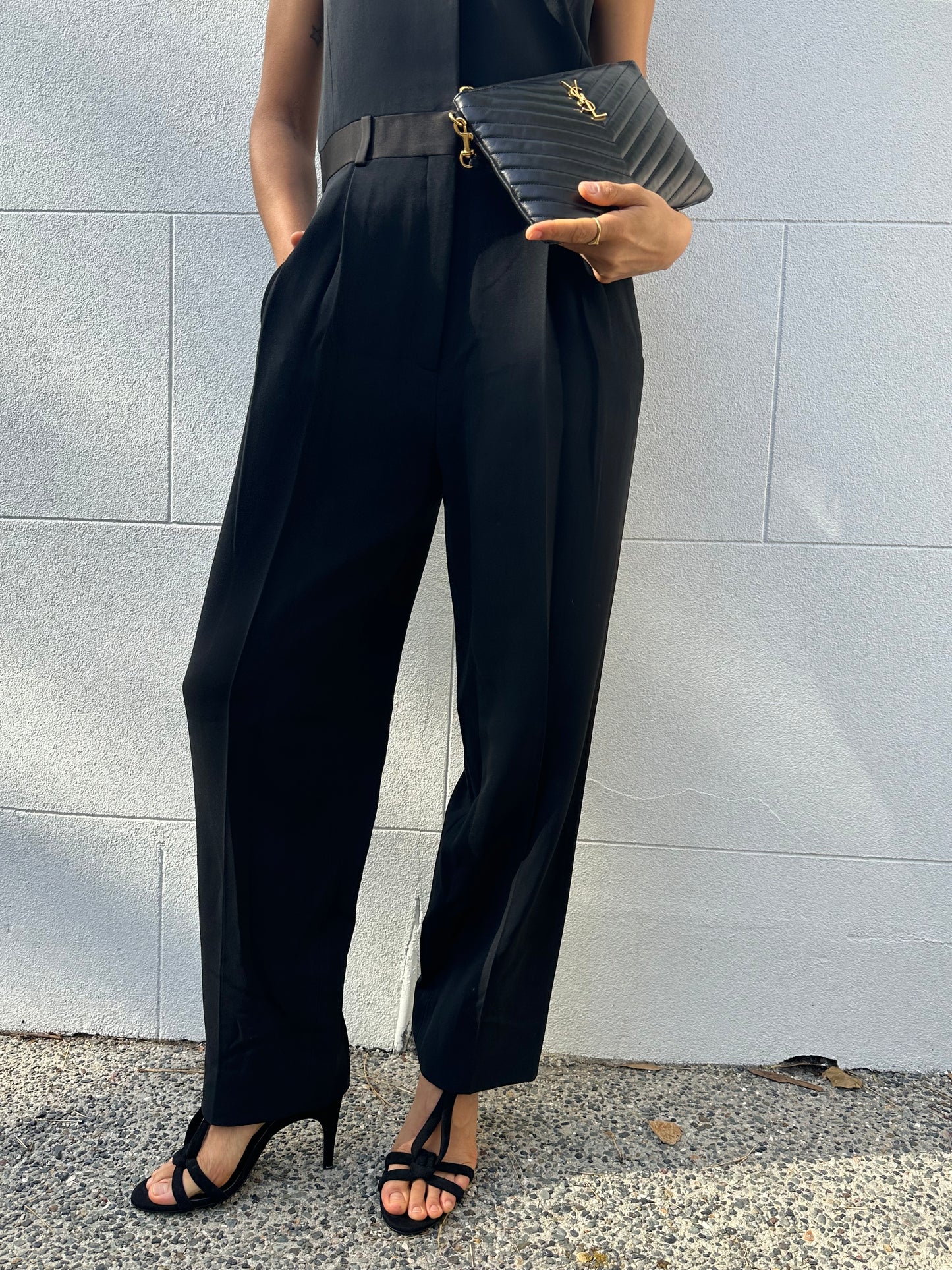 Celine Black Classic Jumpsuit Size 34
