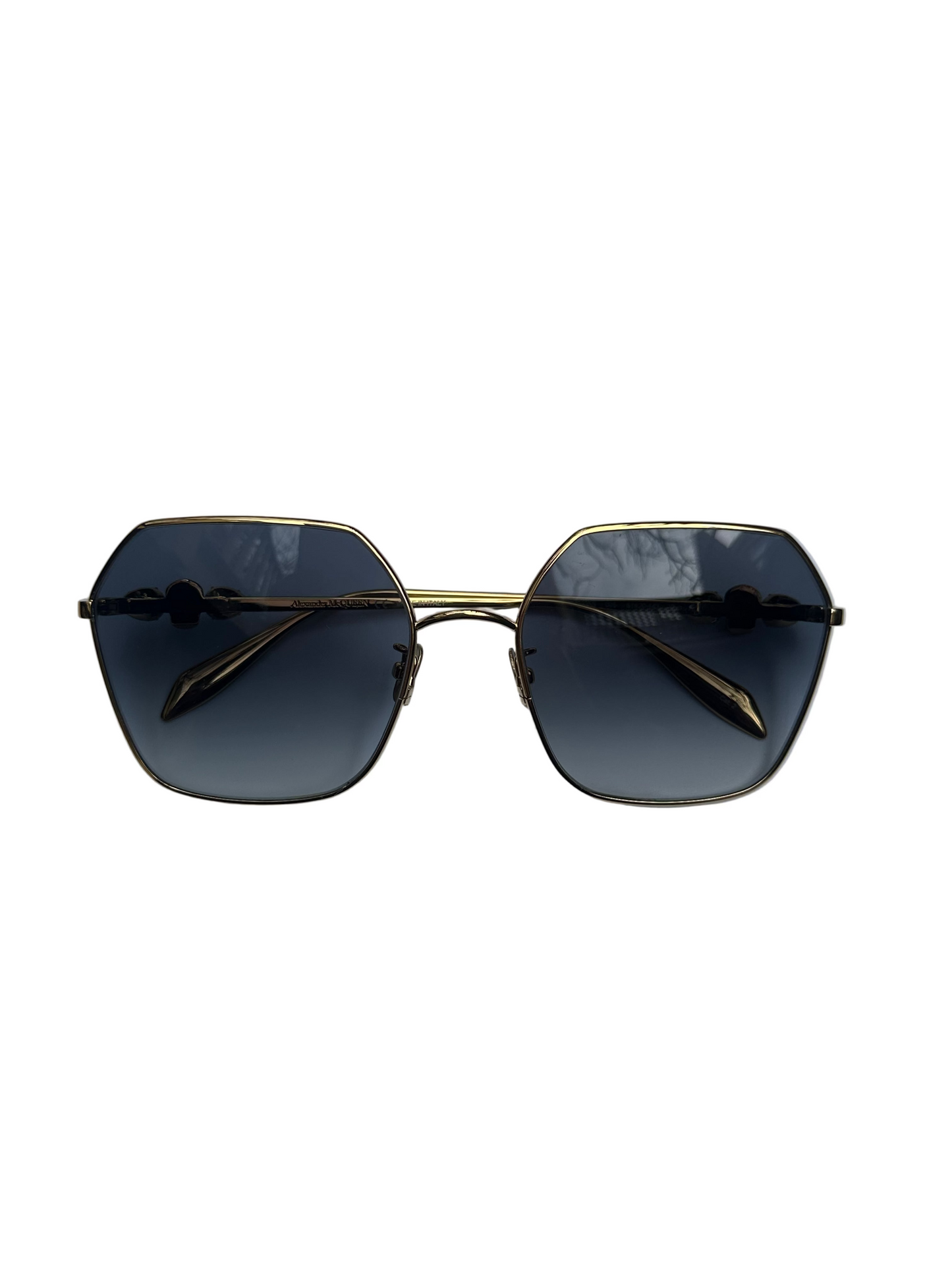 Alexander McQueen Gold Rim Sunnies