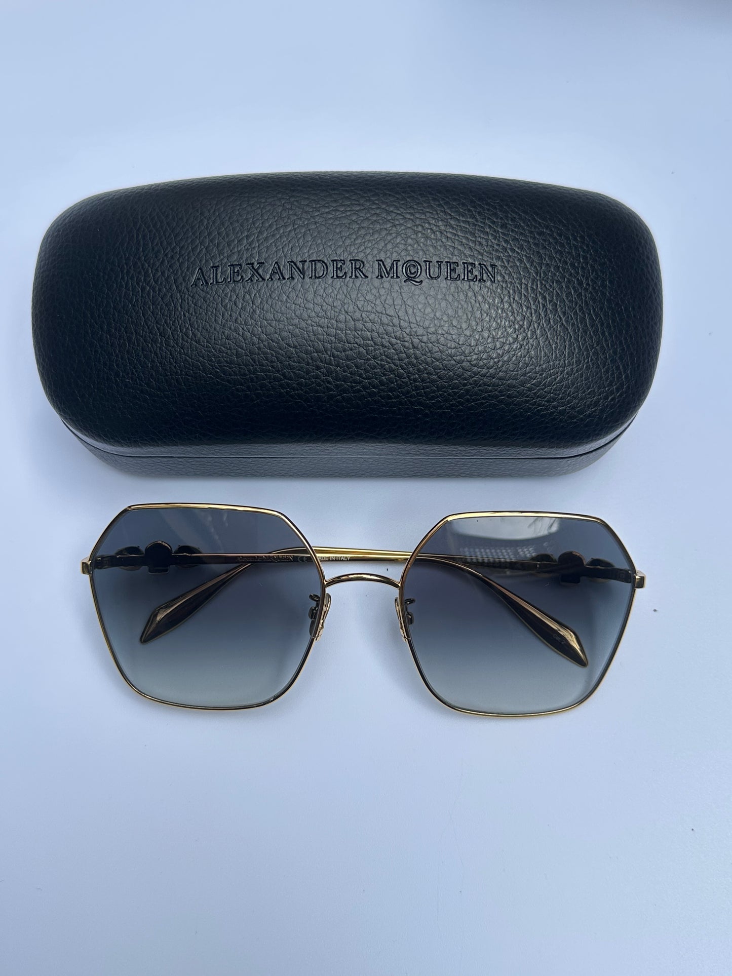 Alexander McQueen Gold Rim Sunnies