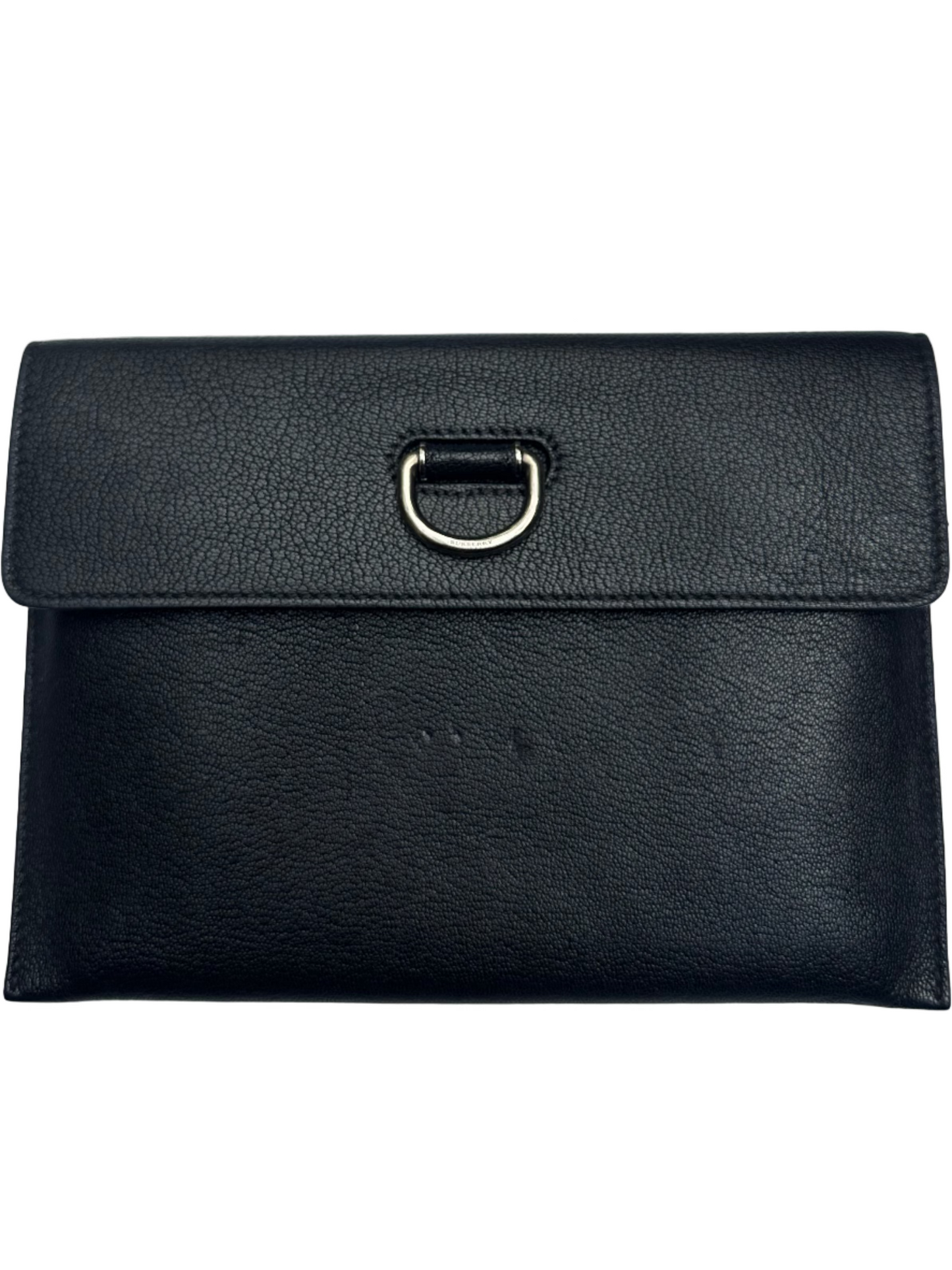 Burberry Black D-Ring Clutch