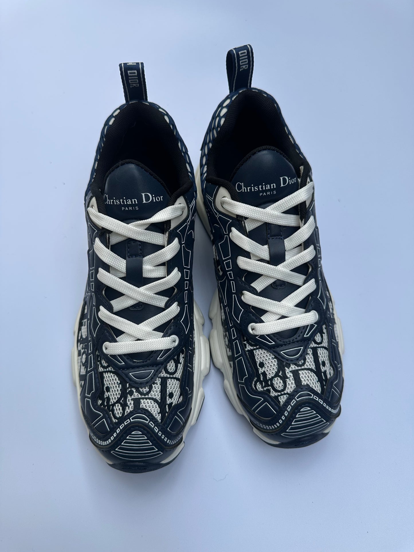 Dior Navy Logo Sneakers Size 39