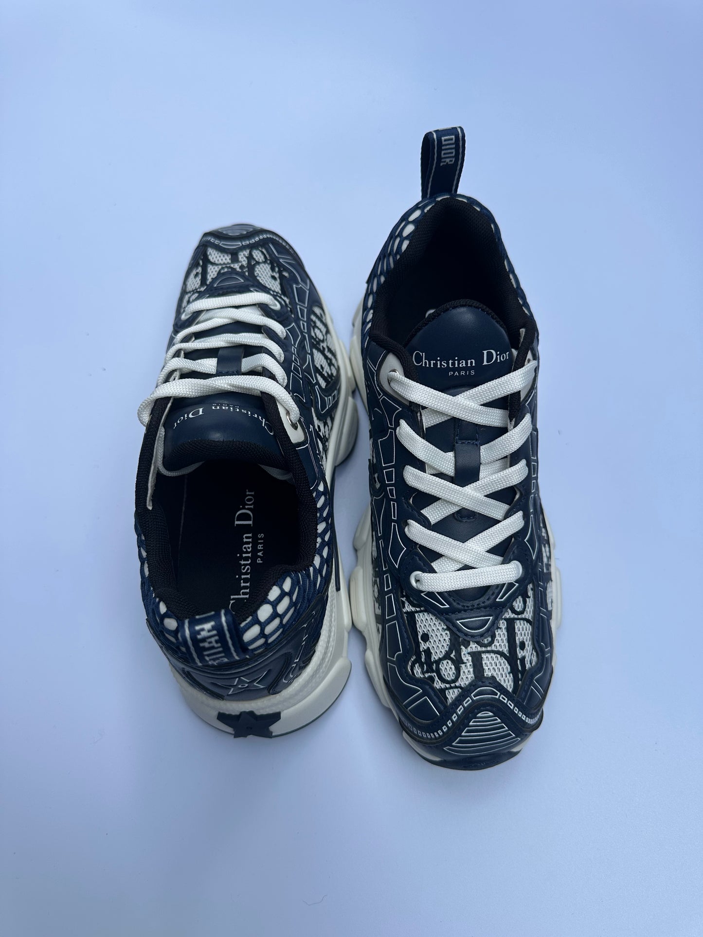 Dior Navy Logo Sneakers Size 39