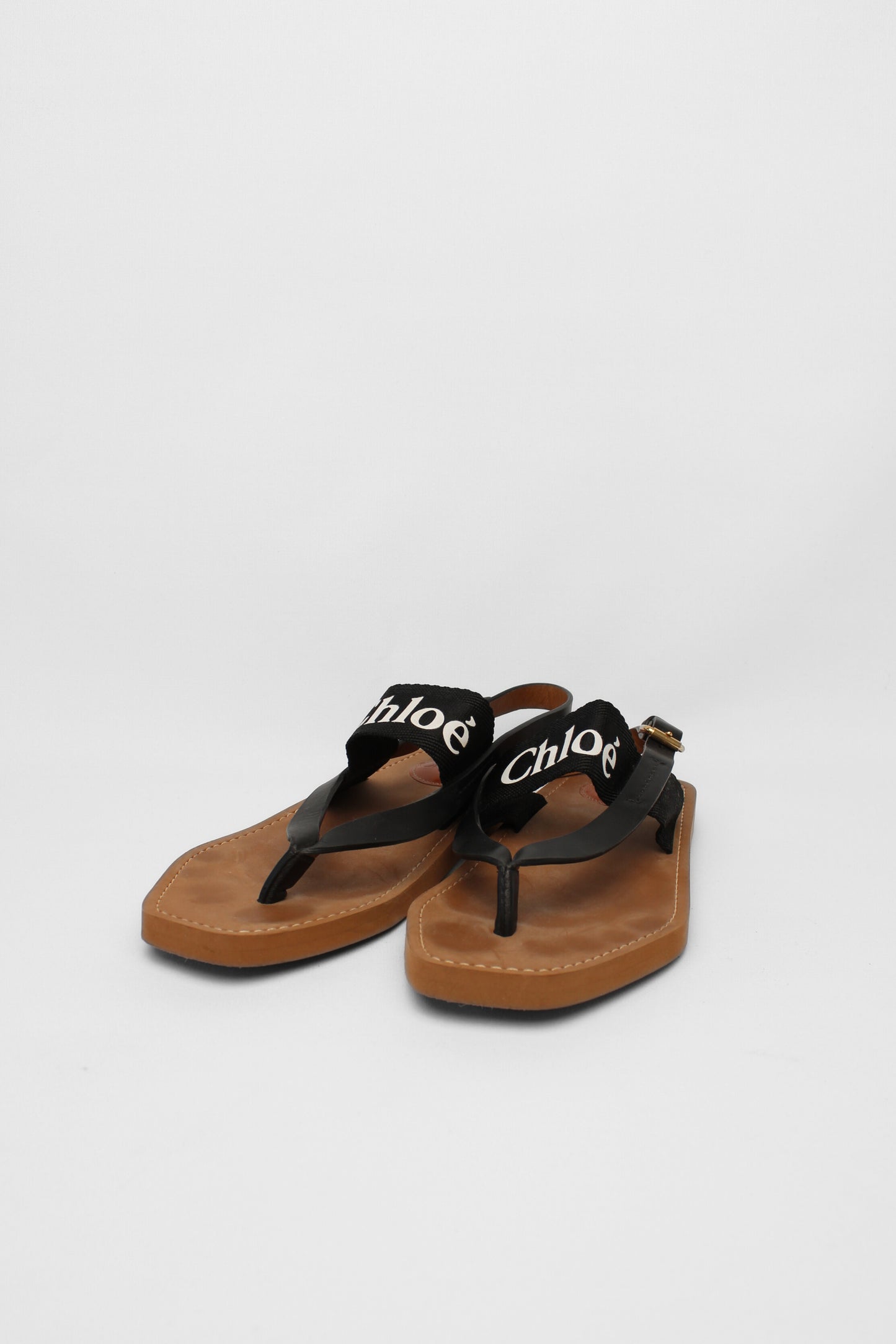 Chloe Logo Sandals Size 40