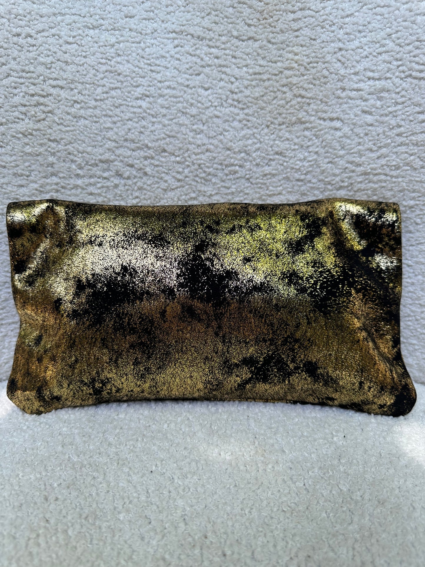 Clare Vivier Golden Clutch Bag