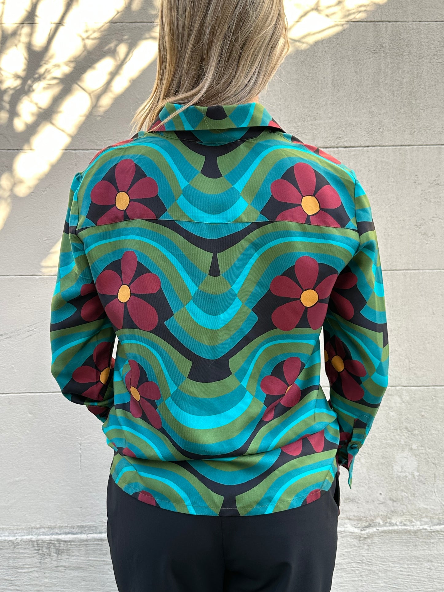 La Double J Multi Silk Shirt Size XS