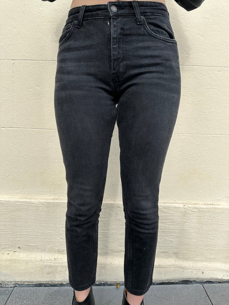 Anine Bing Straight Black Jeans Size 26