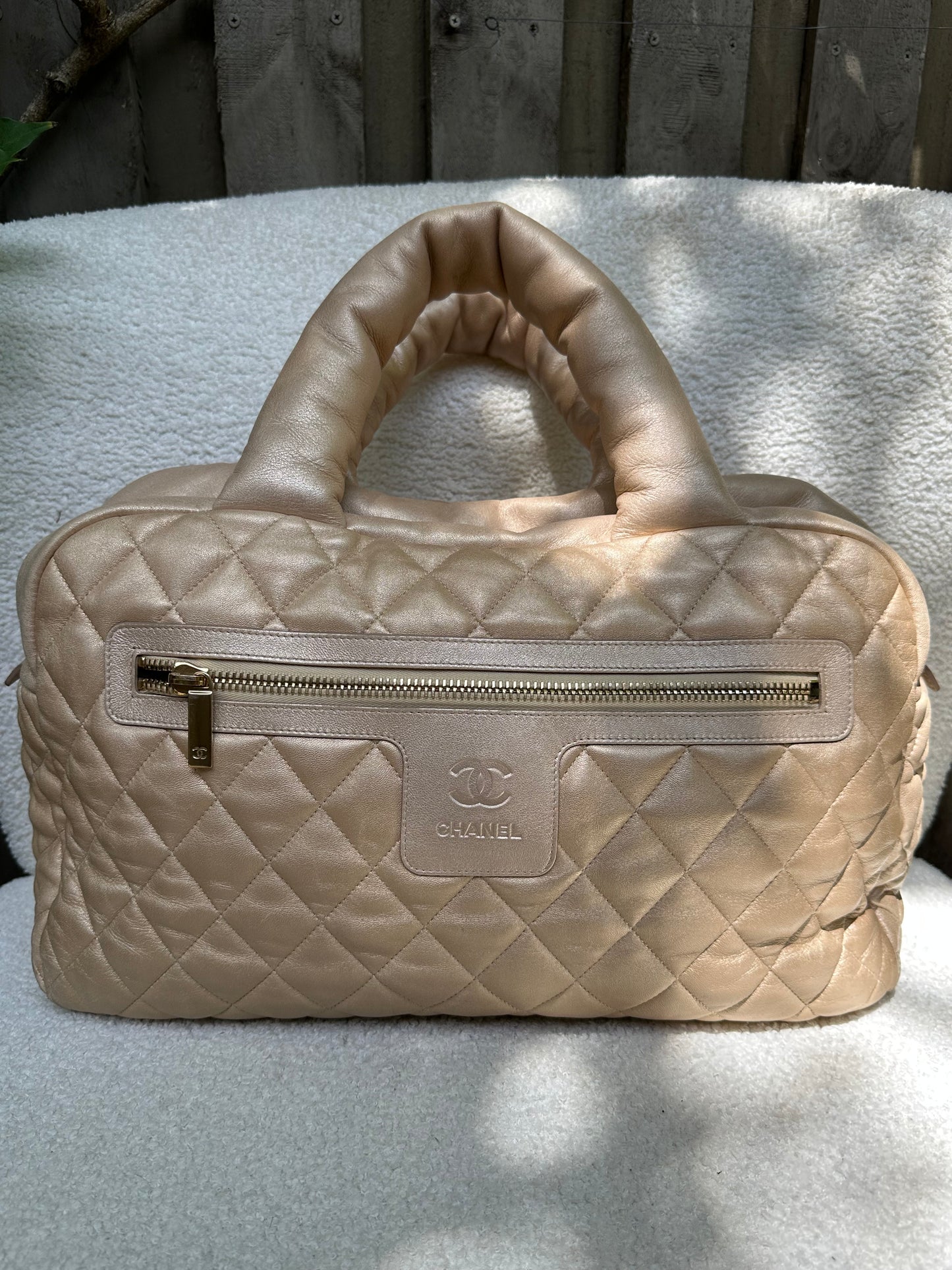 Chanel shimmer pastel Coco Cocoon Handbag