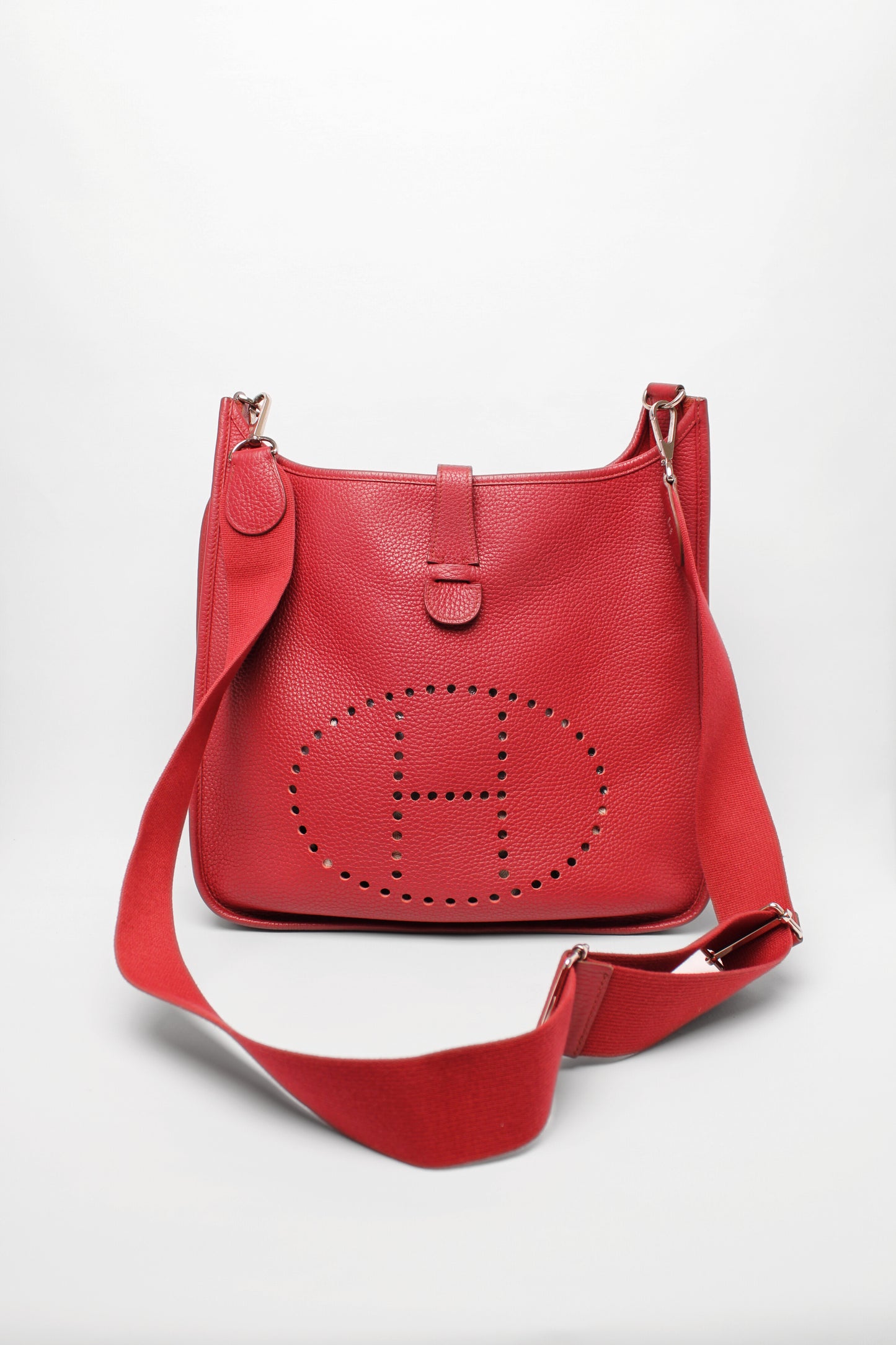 Hermes Evelyne Burgundy Bag Size L