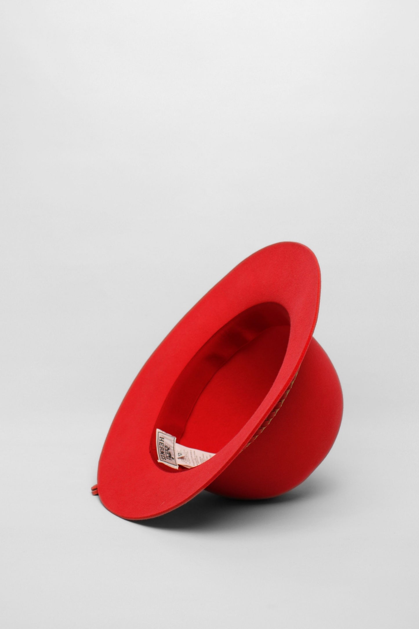 Hermes Rose Felt Hat Size 57