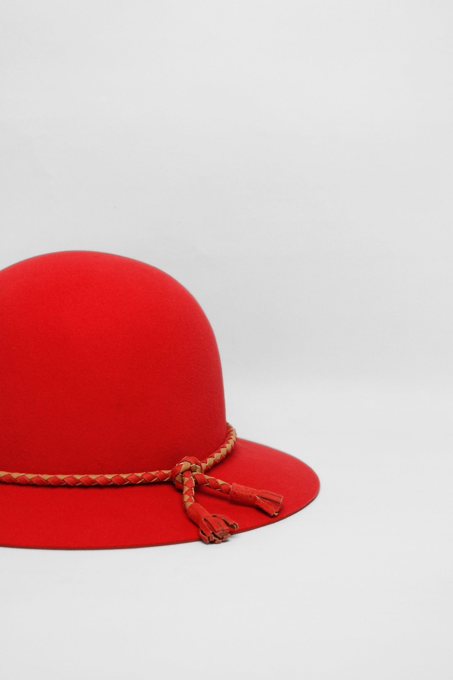 Hermes Rose Felt Hat Size 57