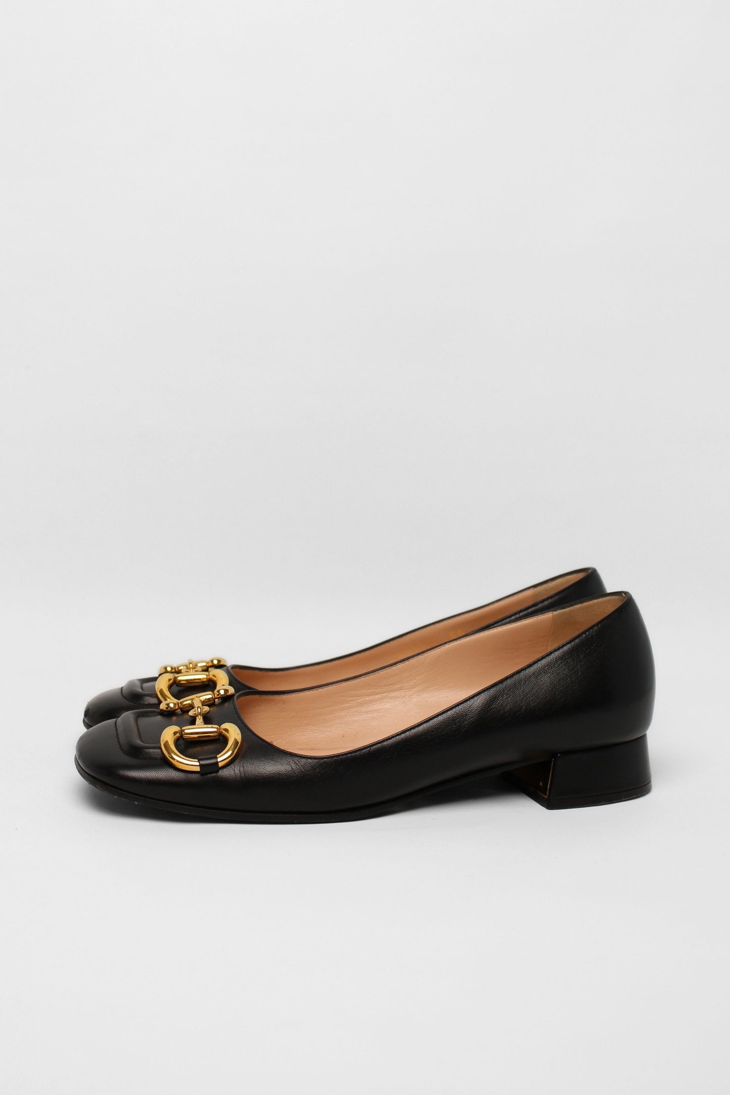 Gucci Black Horsebit Shoes Size 36