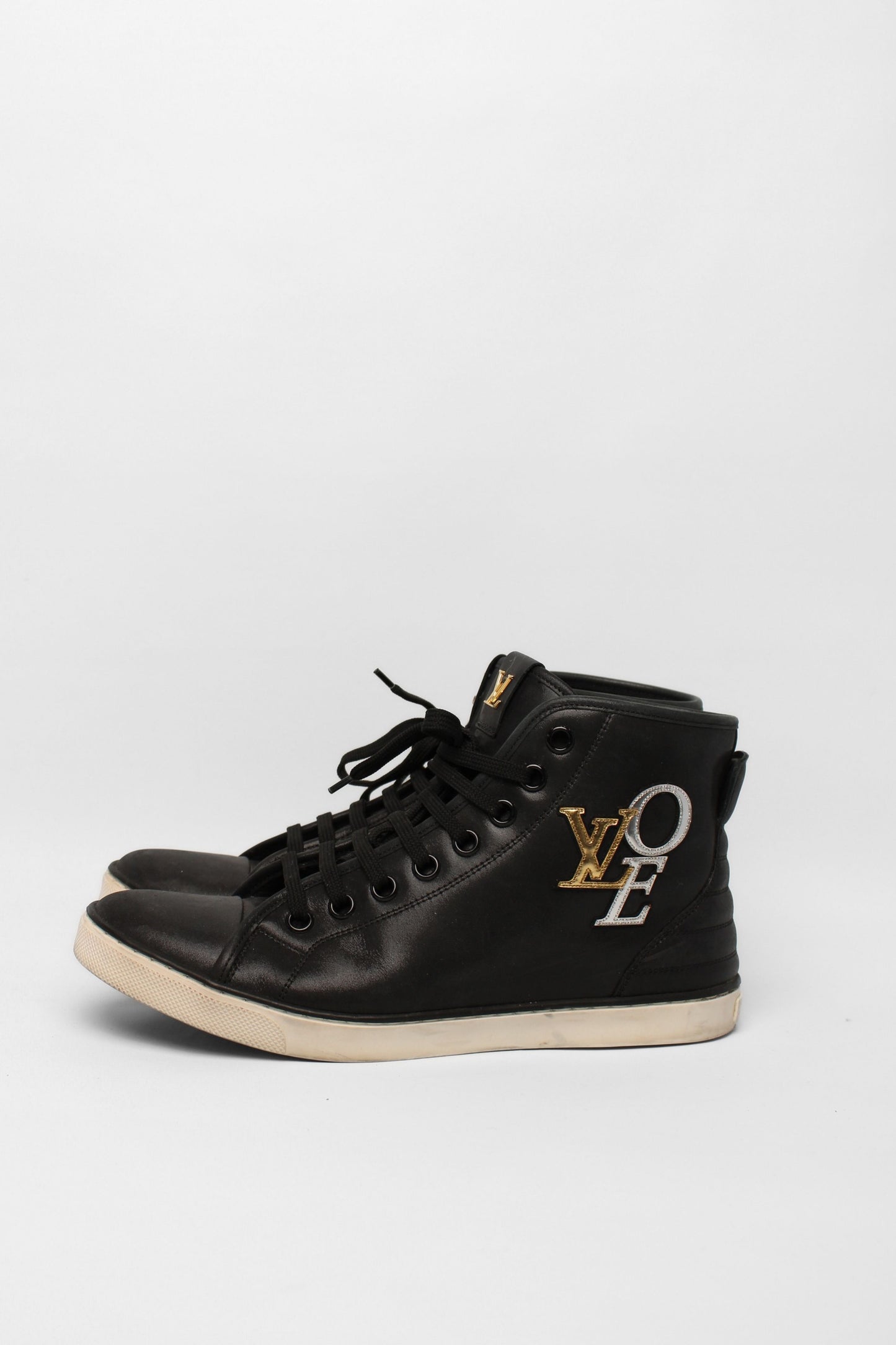 Louis Vuitton Leather Love Hightops Size 39