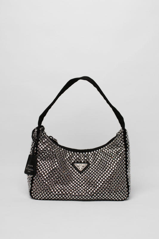 Prada Crystal Black Bag