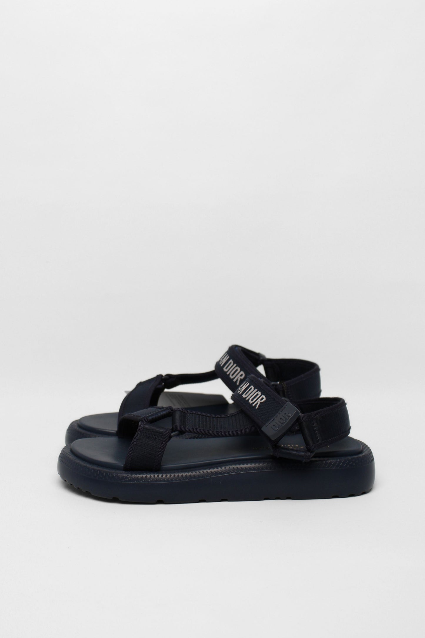 Dior Navy D-Wave Sandals Size 37.5