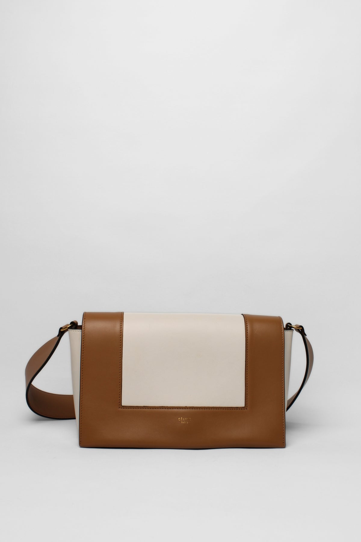 Celine Frame White Taupe Bag
