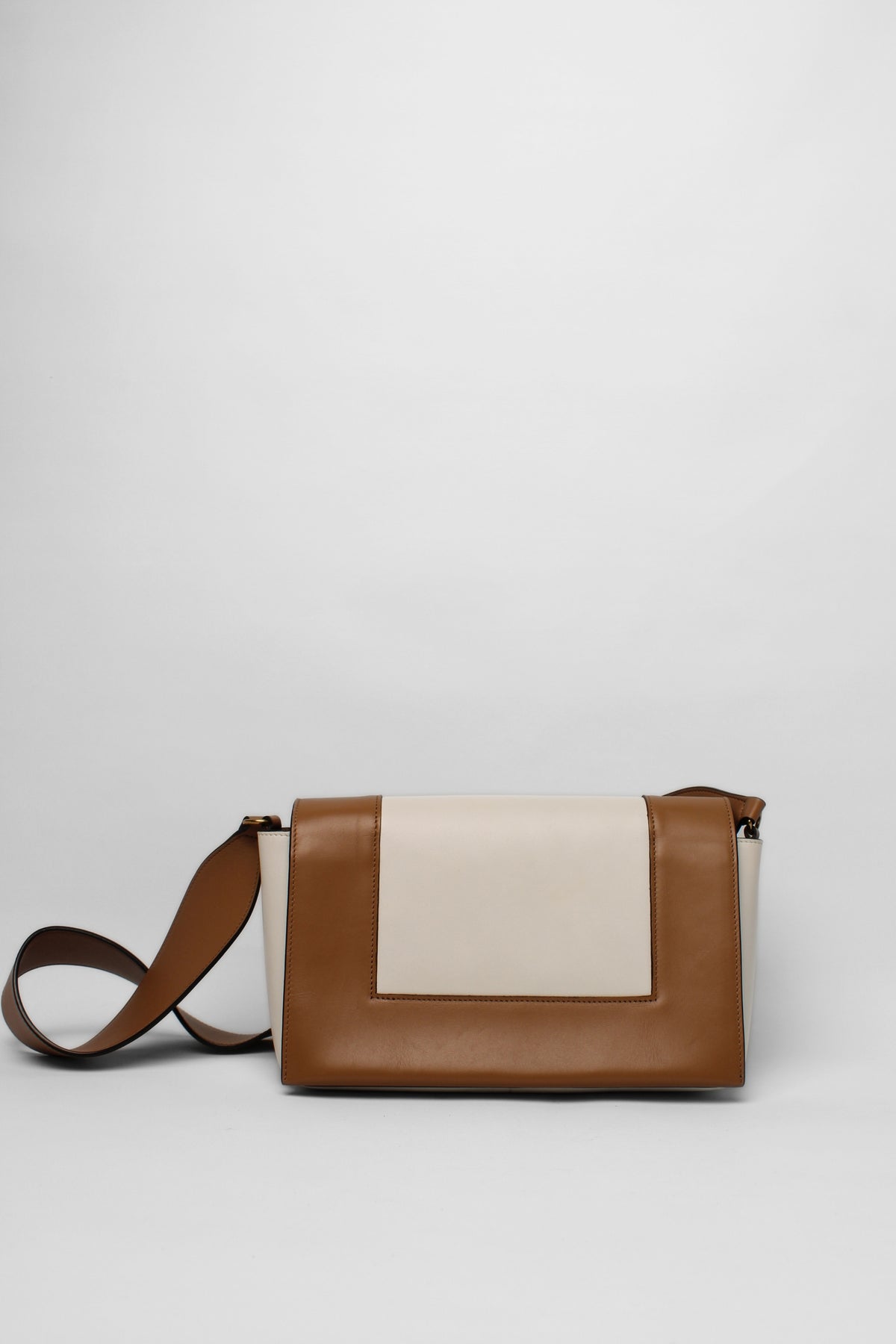 Celine Frame White Taupe Bag