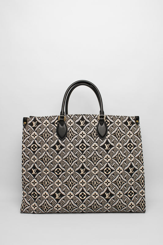 Louis Vuitton White Logo Tote Bag