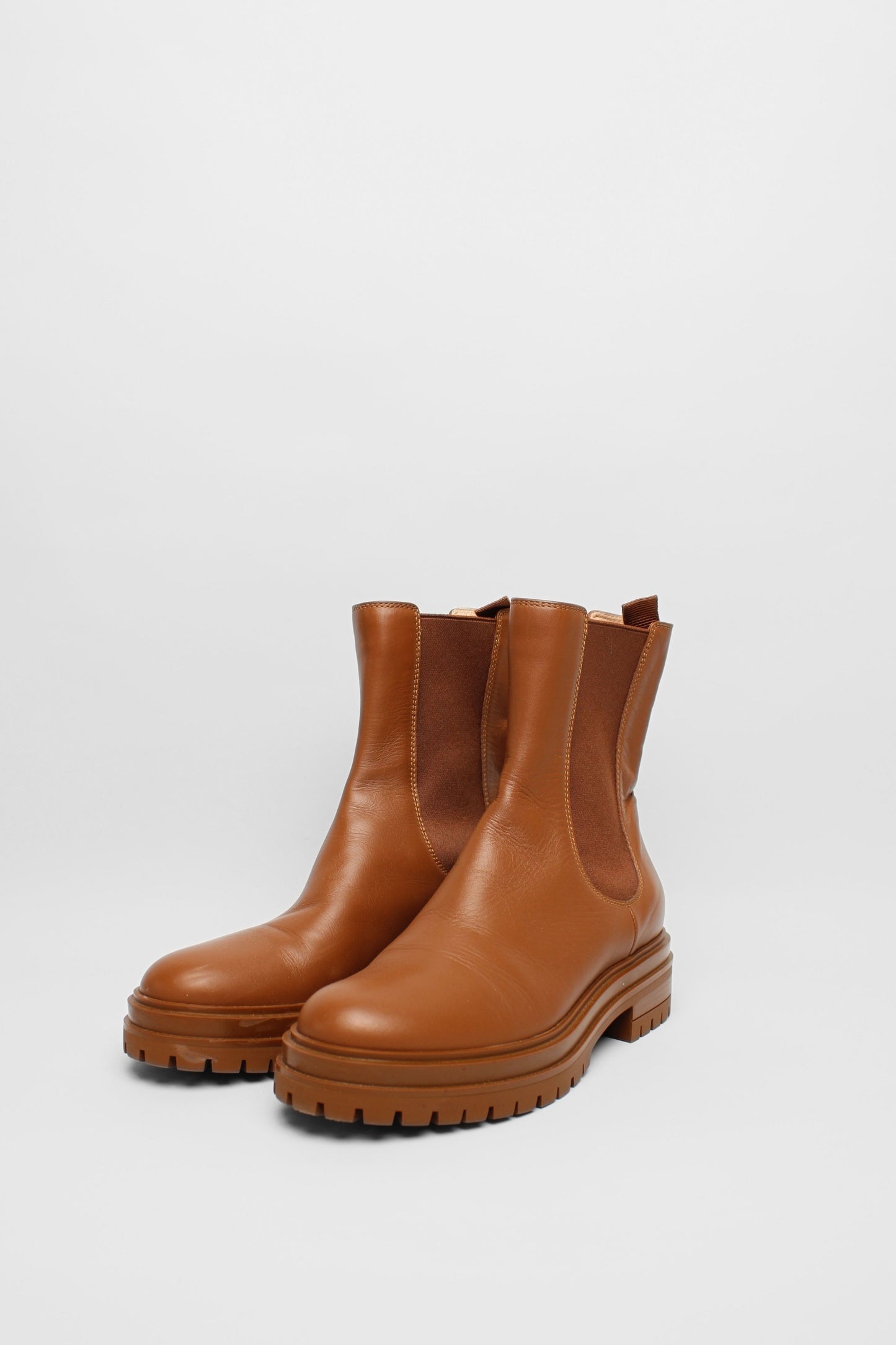 Gianvito Rossi Short Tan Boots Size 39