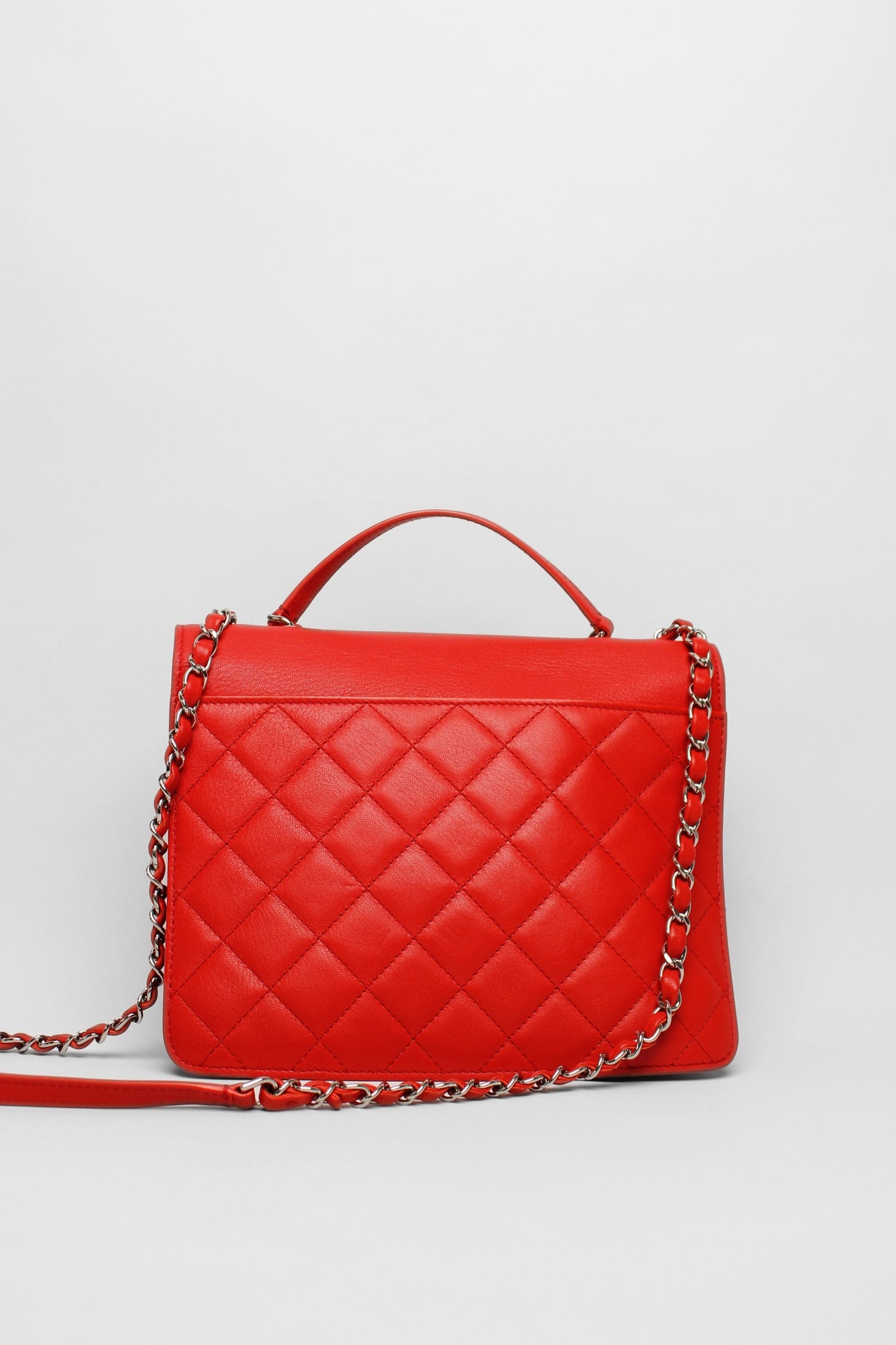Chanel Red Flap Box Bag