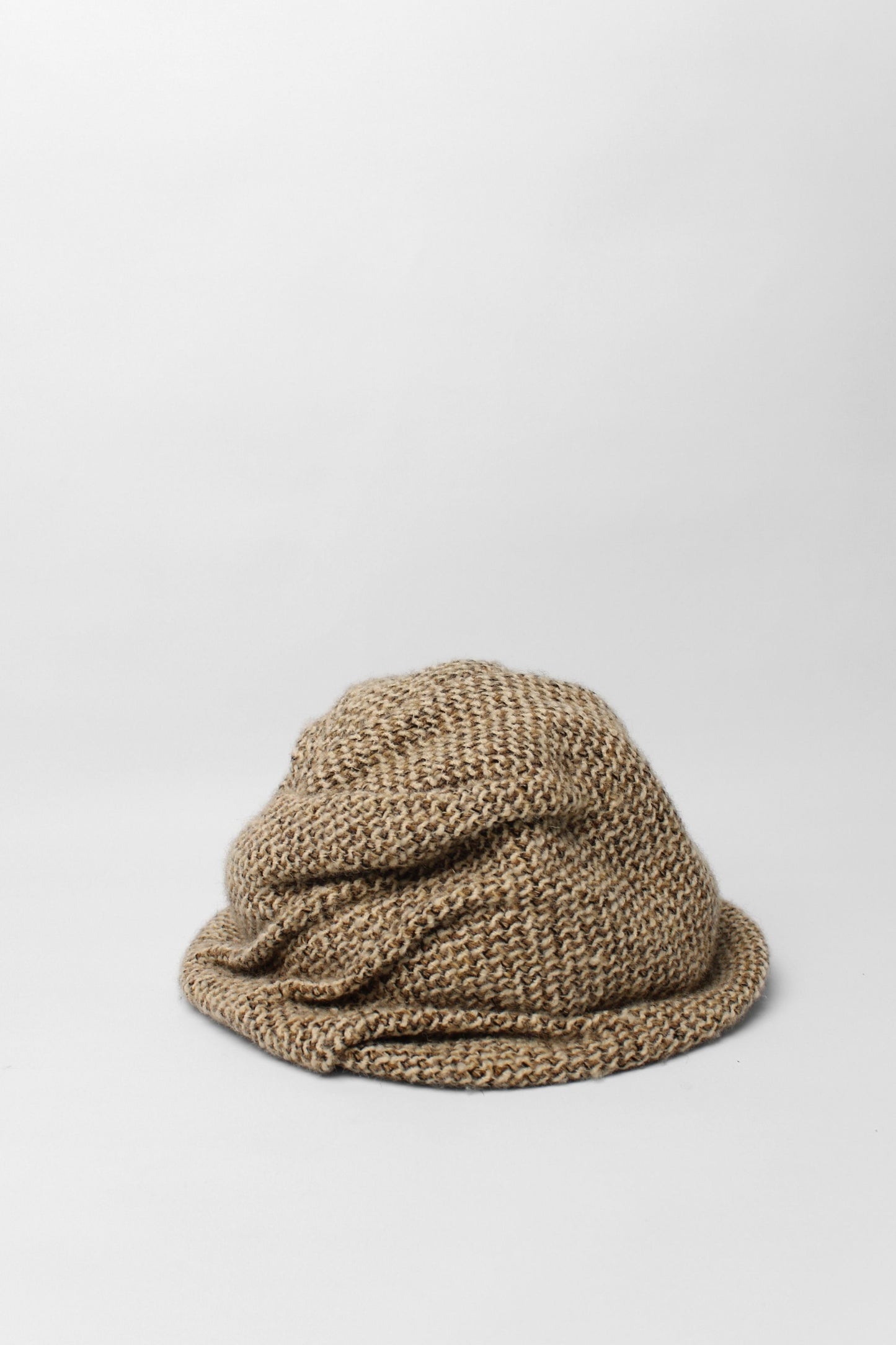 Chanel Olive Tweed Hat Size 56
