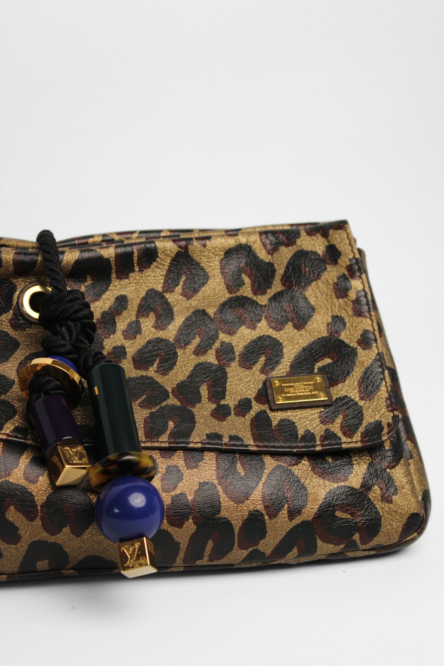 Louis Vuitton Leopard Nocturn Clutch Bag