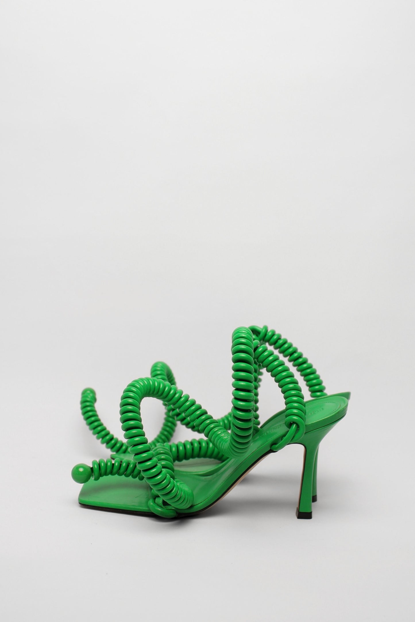 Bottega Veneta Green Spiral Heels Size 39