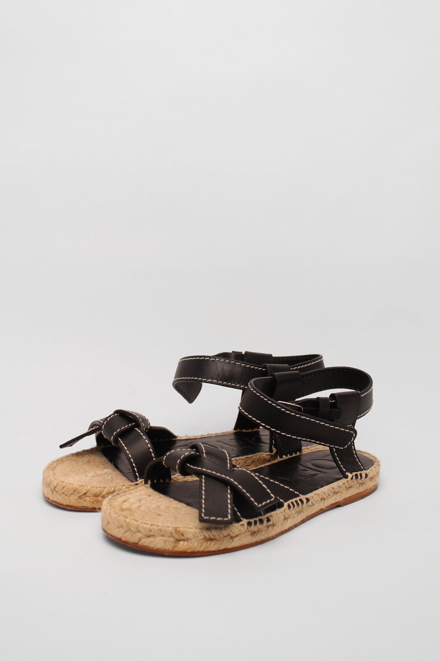 Loewe Gate Black Espadrilles Size 37