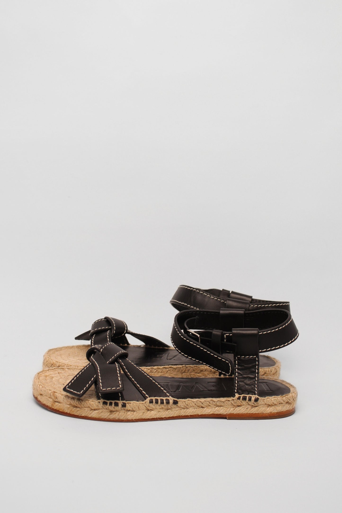 Loewe Gate Black Espadrilles Size 37