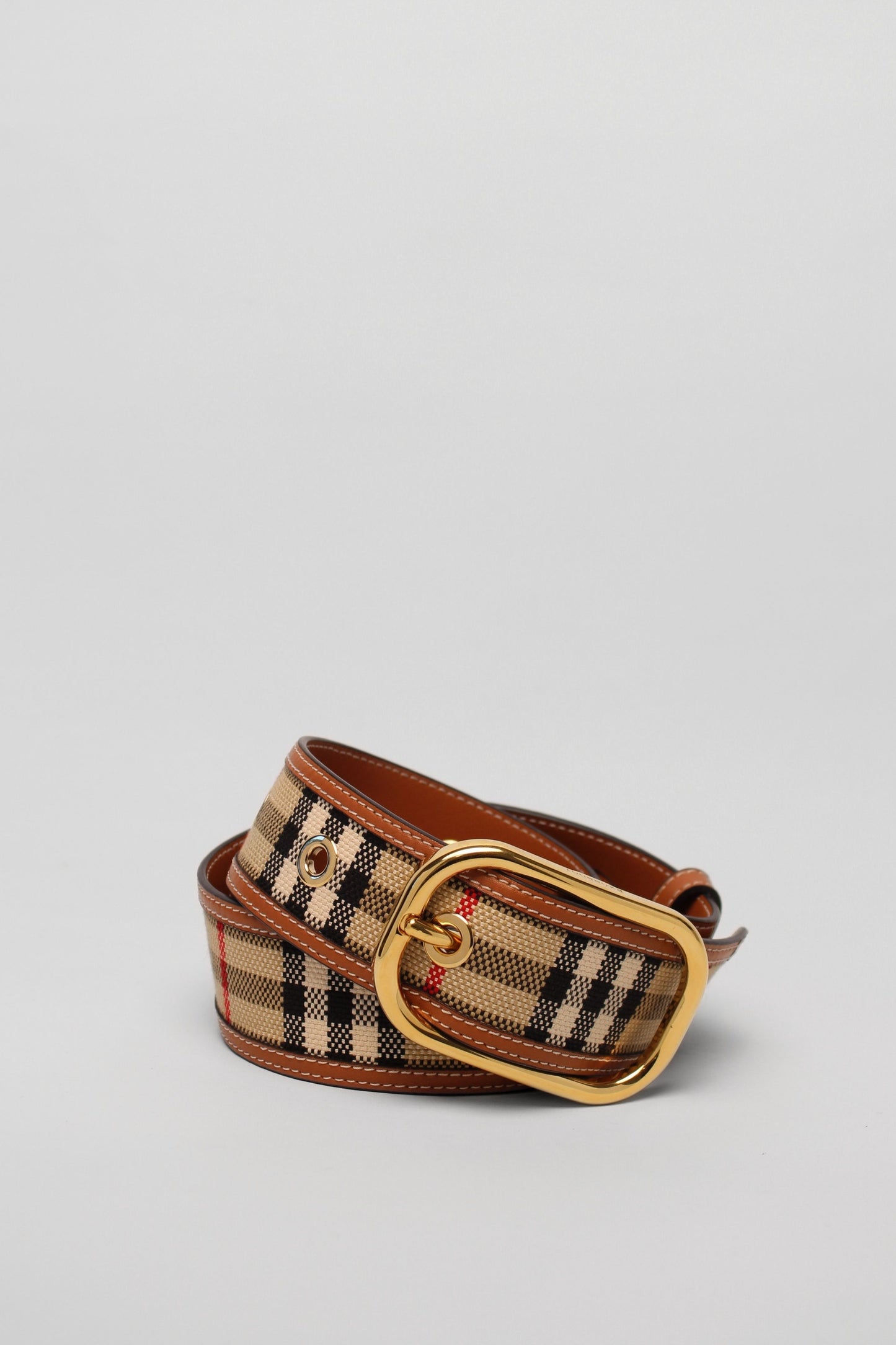 Burberry Check Belt Size M