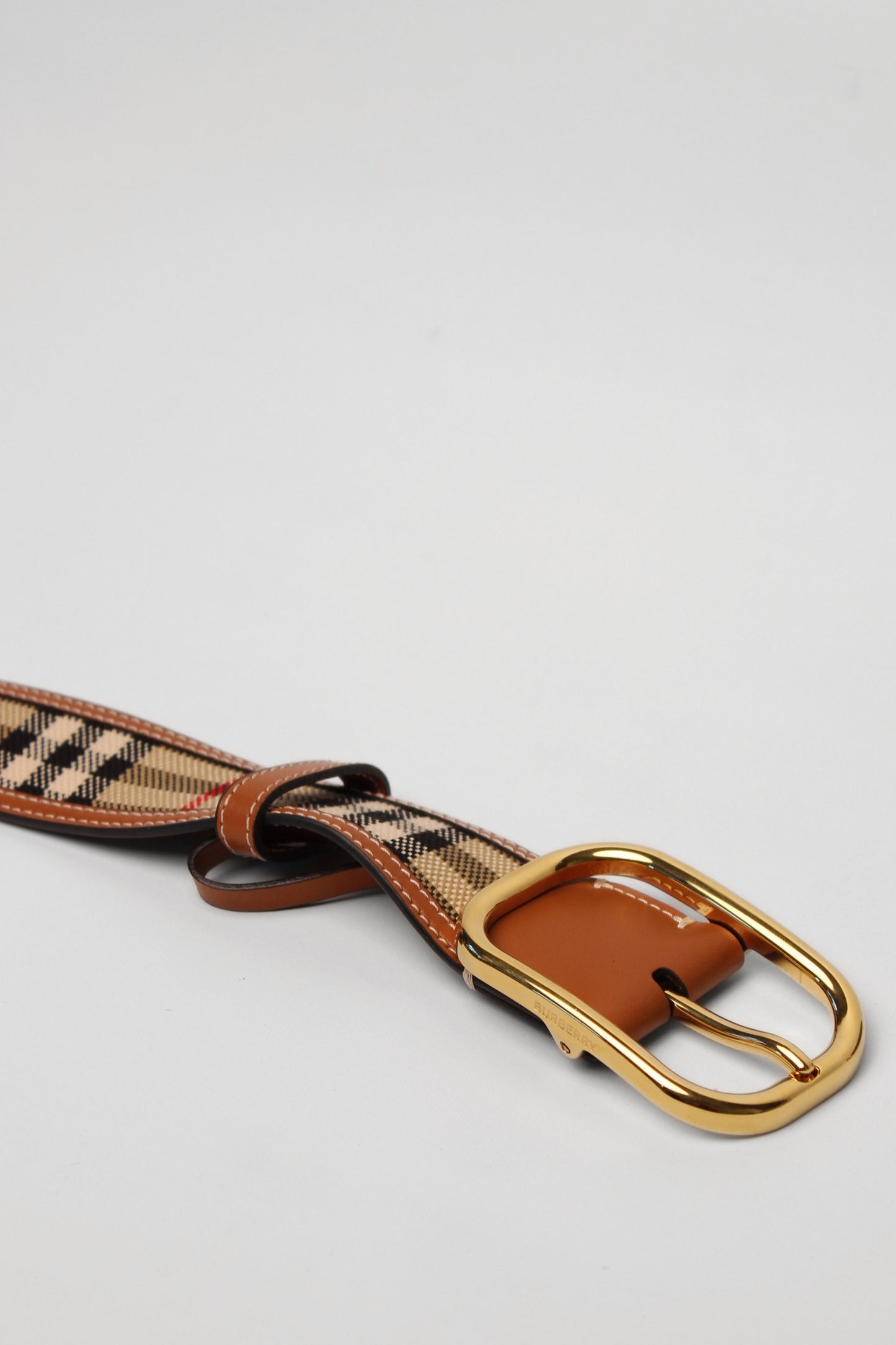 Burberry Check Belt Size M