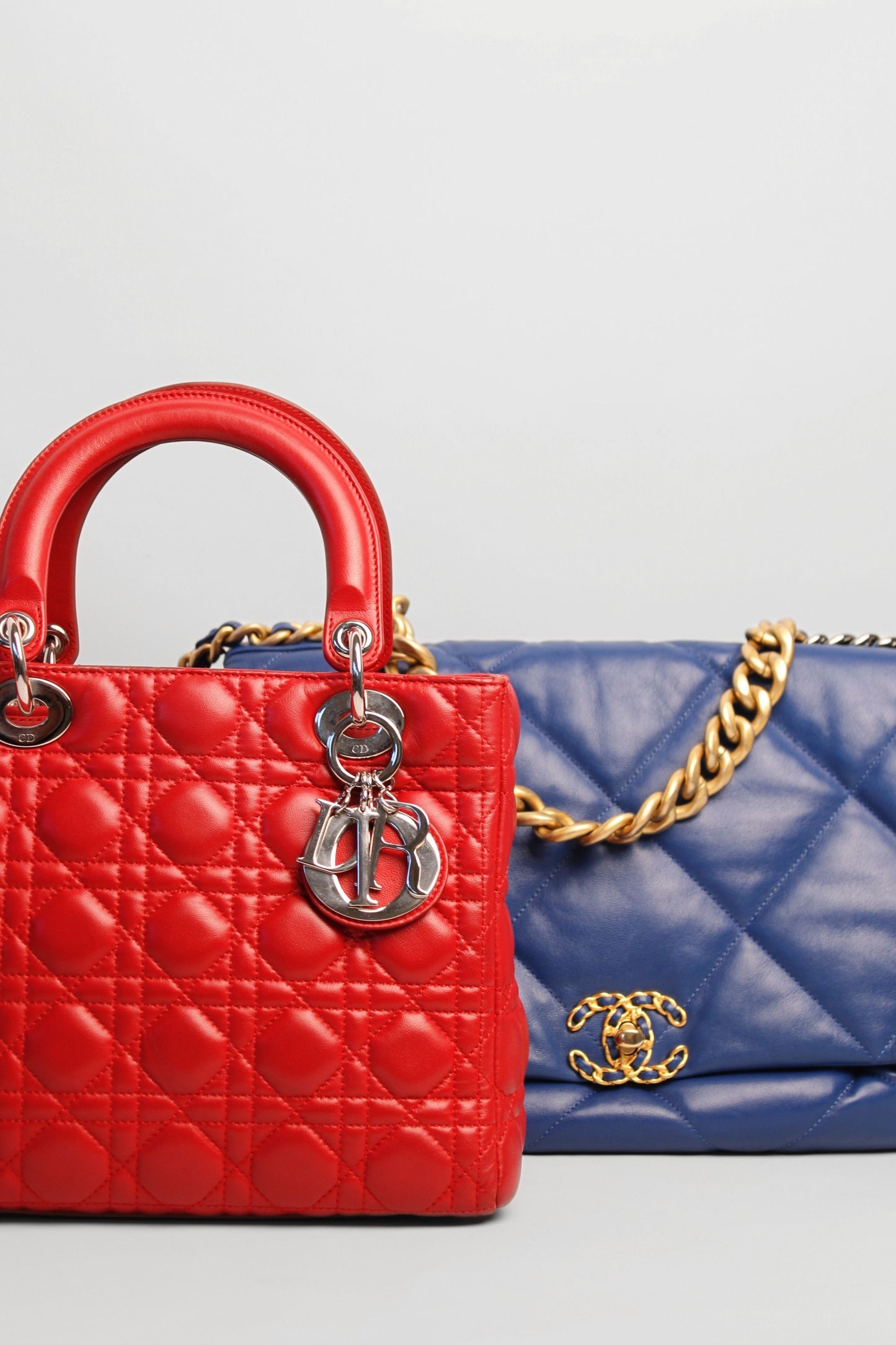 Lady Dior Red Cannage Quilt Bag