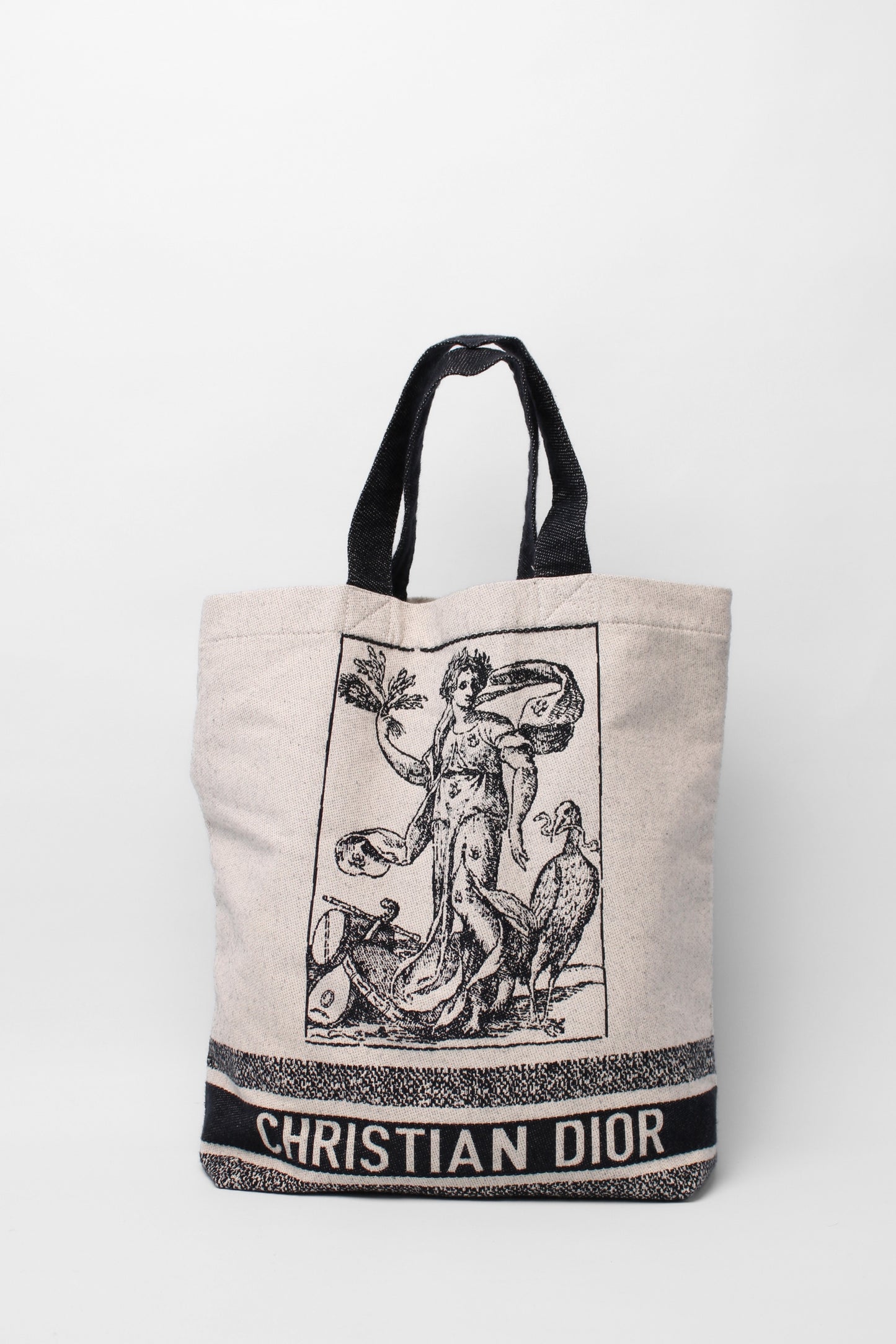 Christian Dior Printed Canvas Cruise 2021 Tote bag